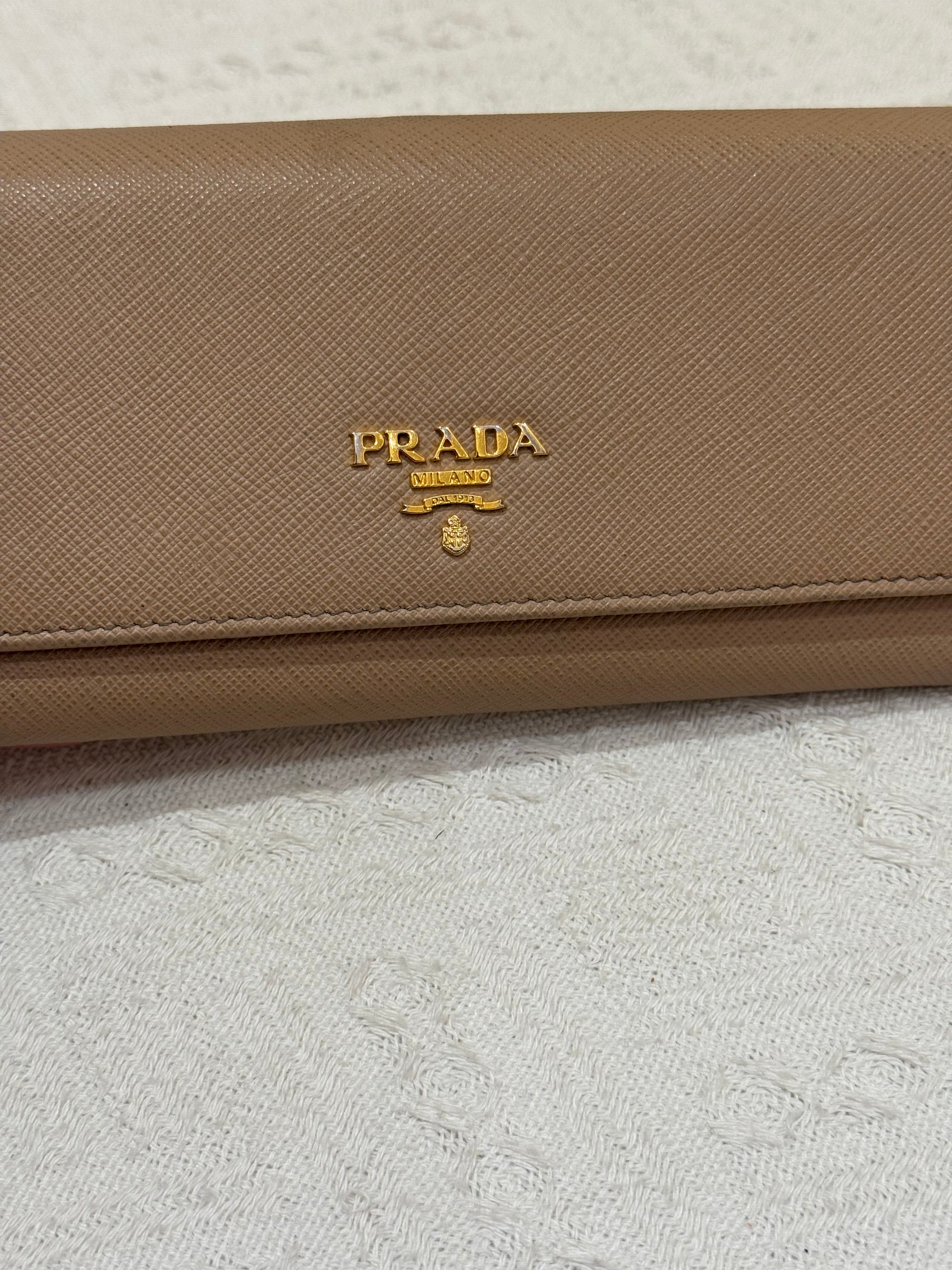 Prada Long Wallet Cameo
