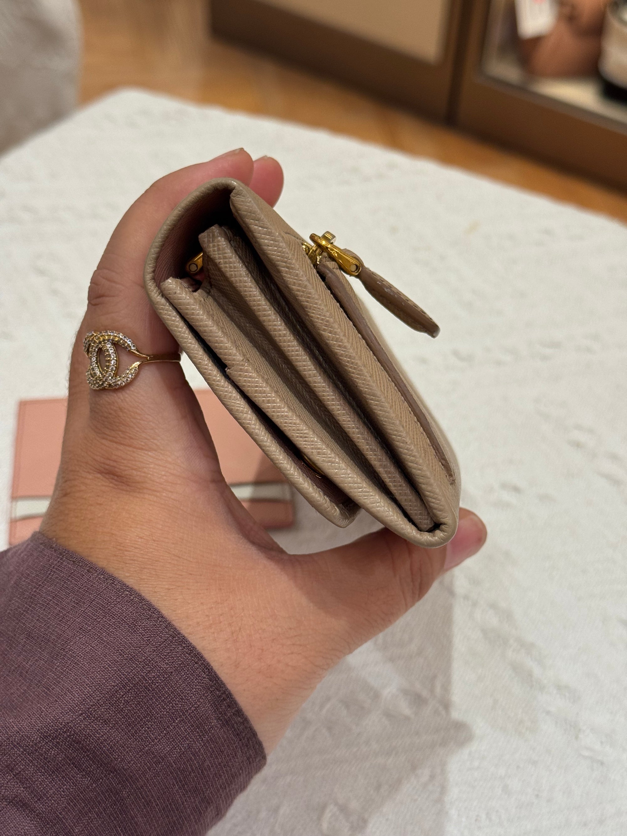 Prada Long Wallet Cameo