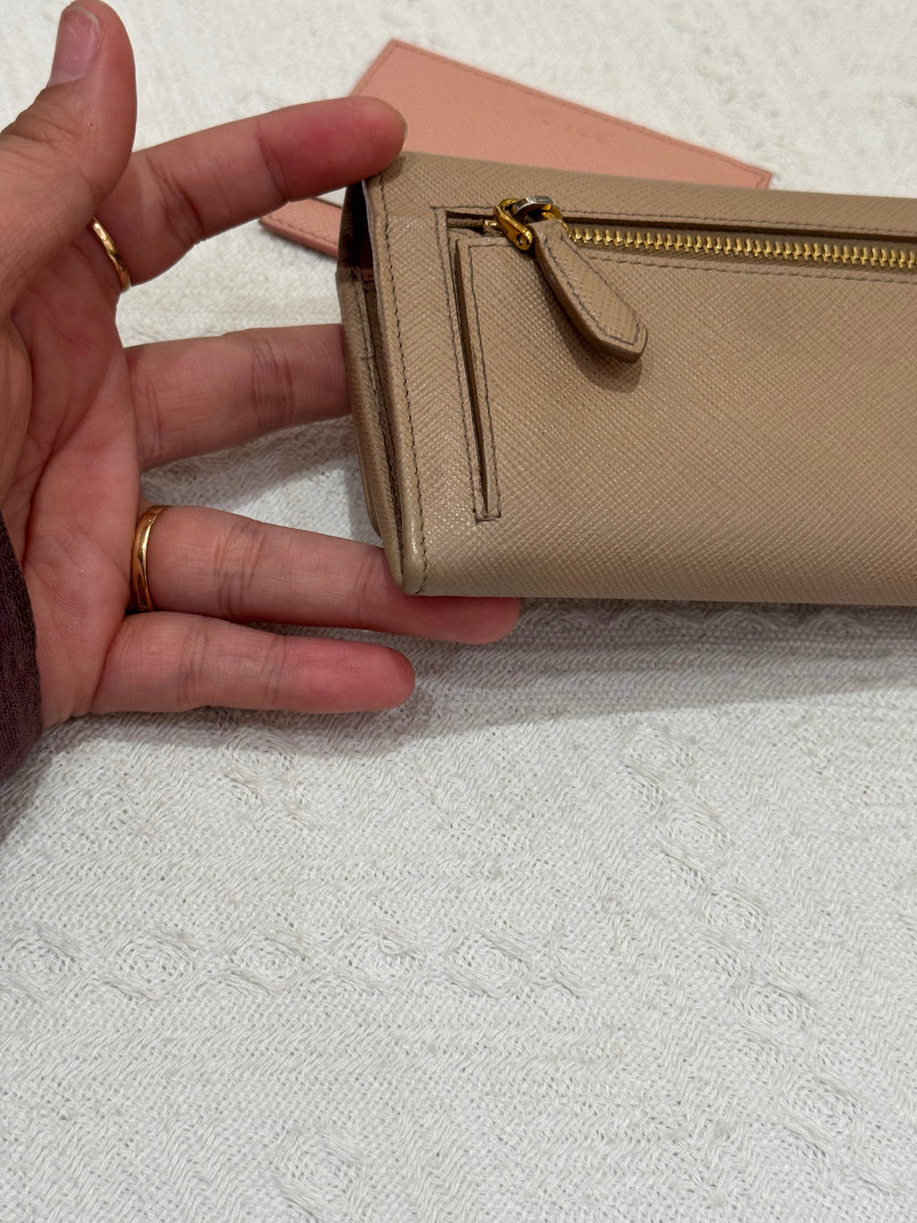 Prada Long Wallet Cameo