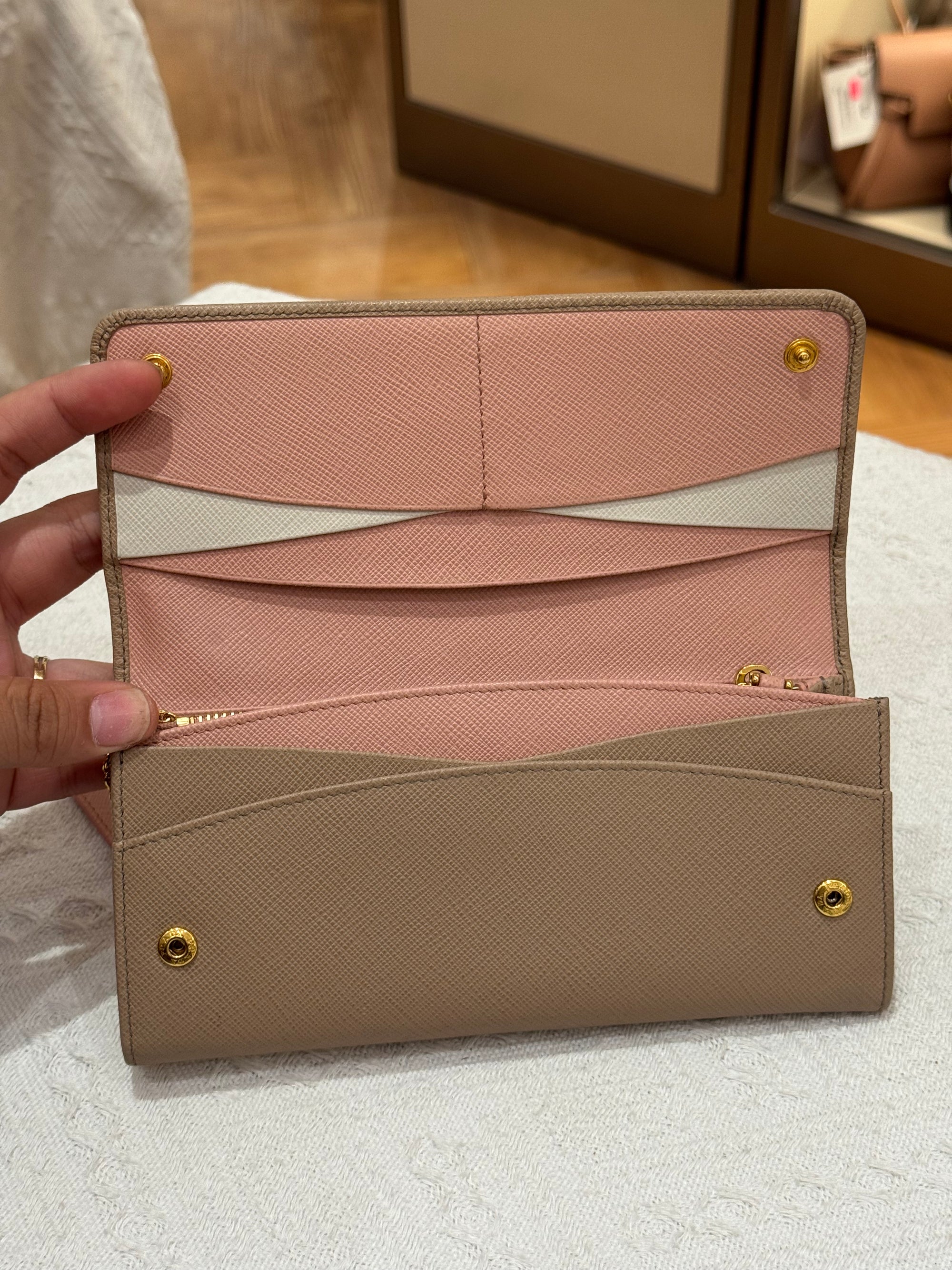 Prada Long Wallet Cameo