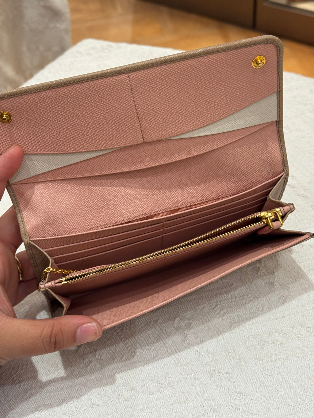 Prada Long Wallet Cameo