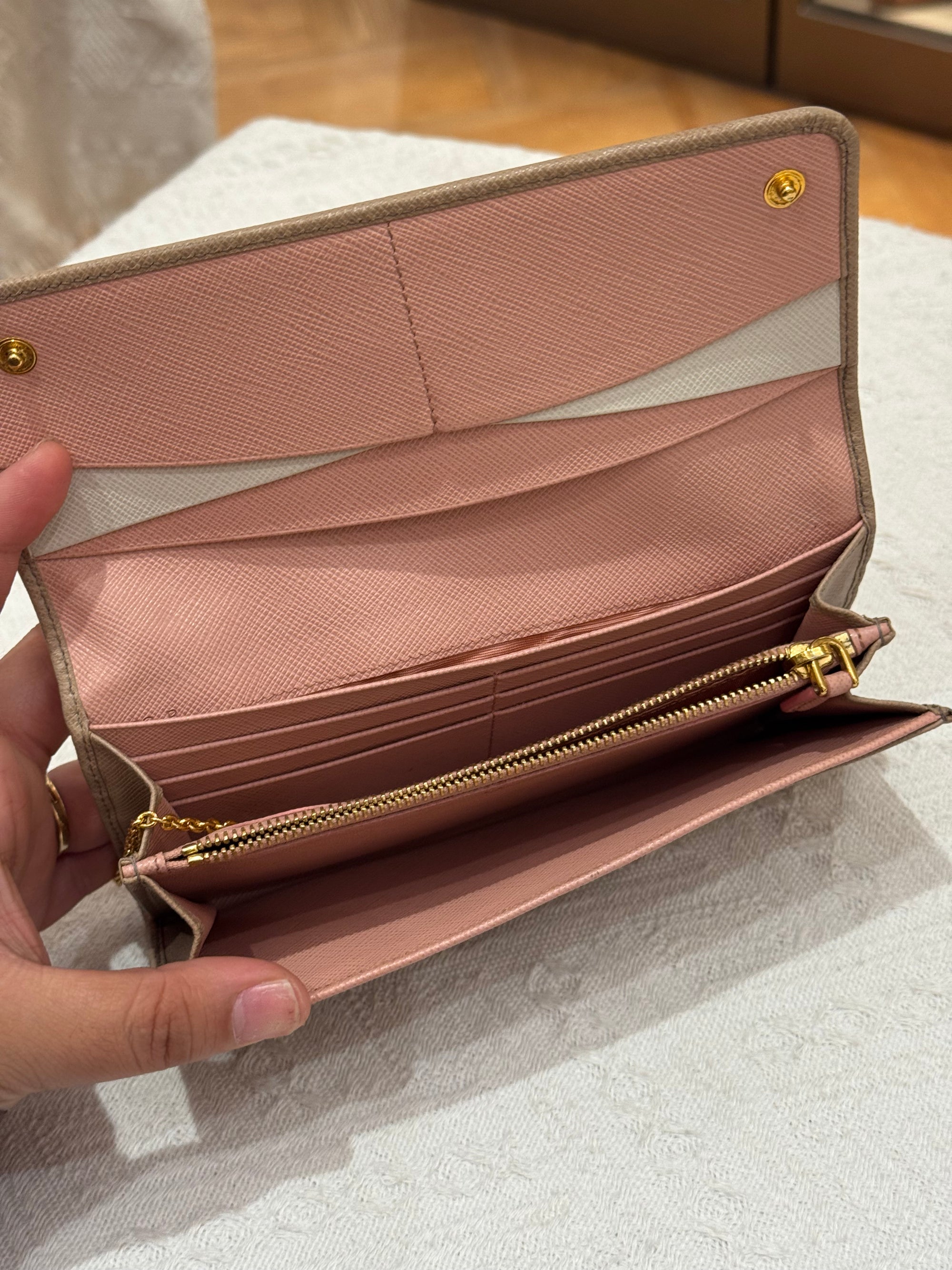 Prada Long Wallet Cameo