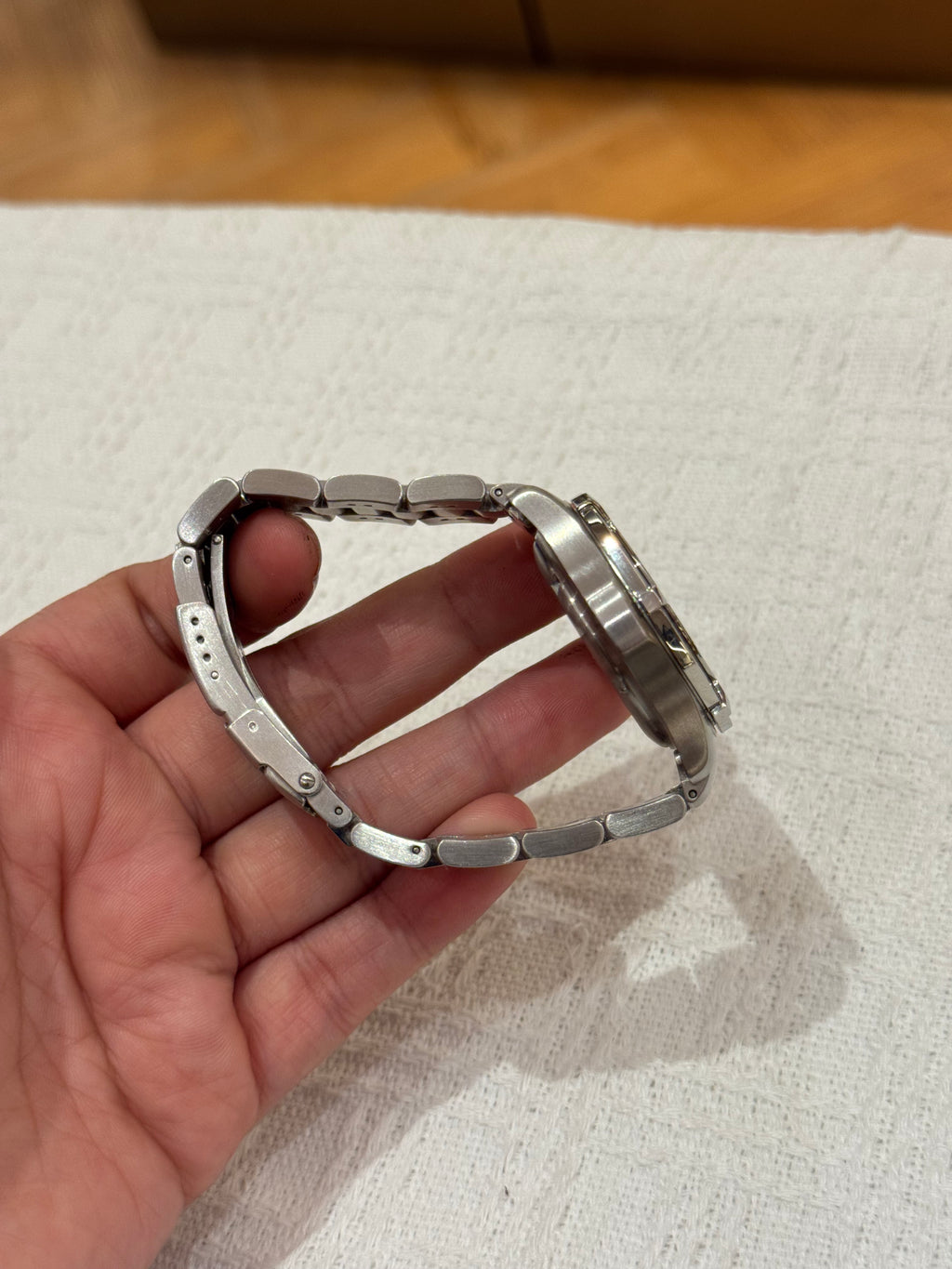 Tag Heuer Watch Chain Silver Dial Black Automatic