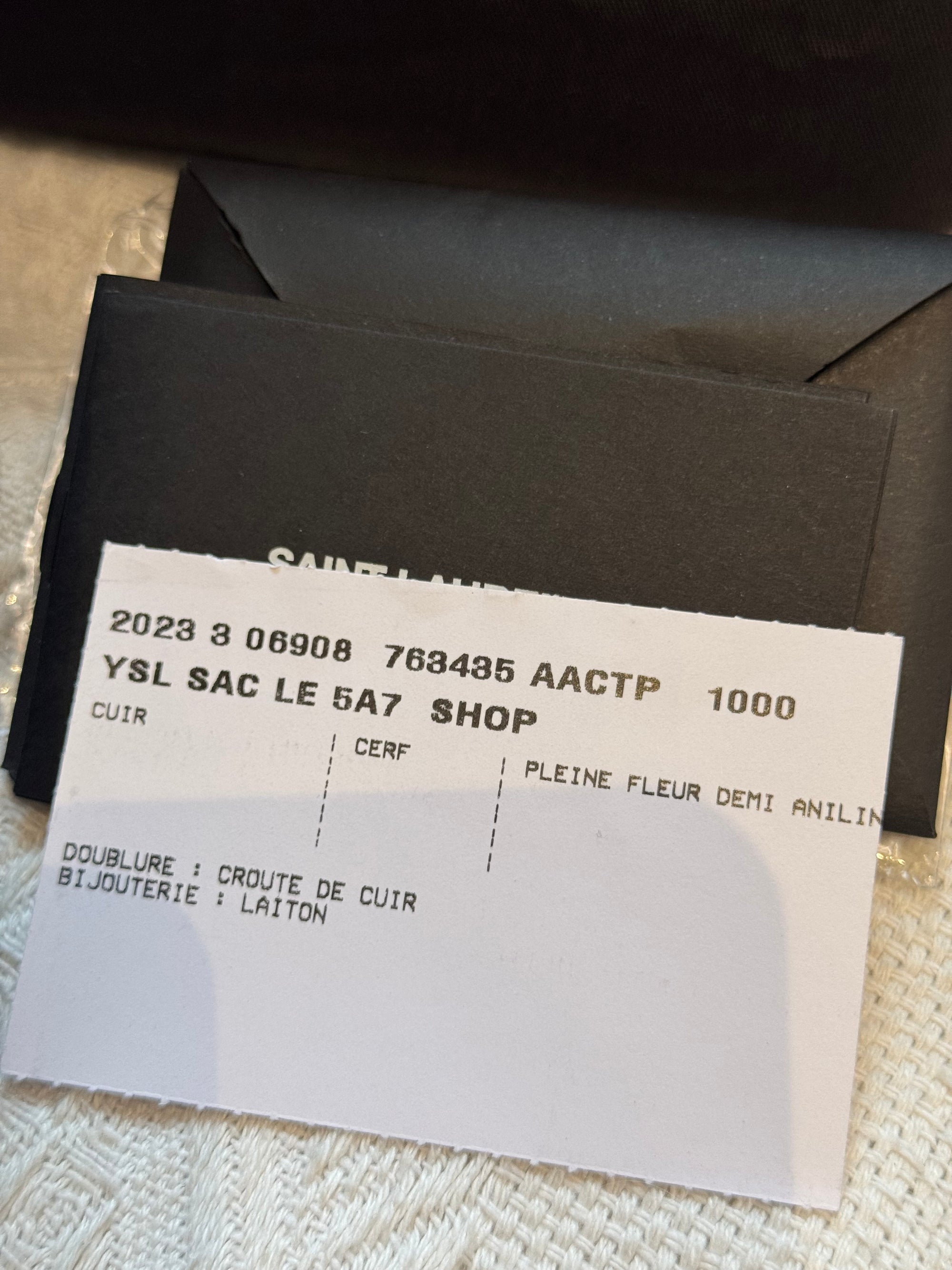 Saint Laurent  Le 5 À 7 Bea Hobo Bag