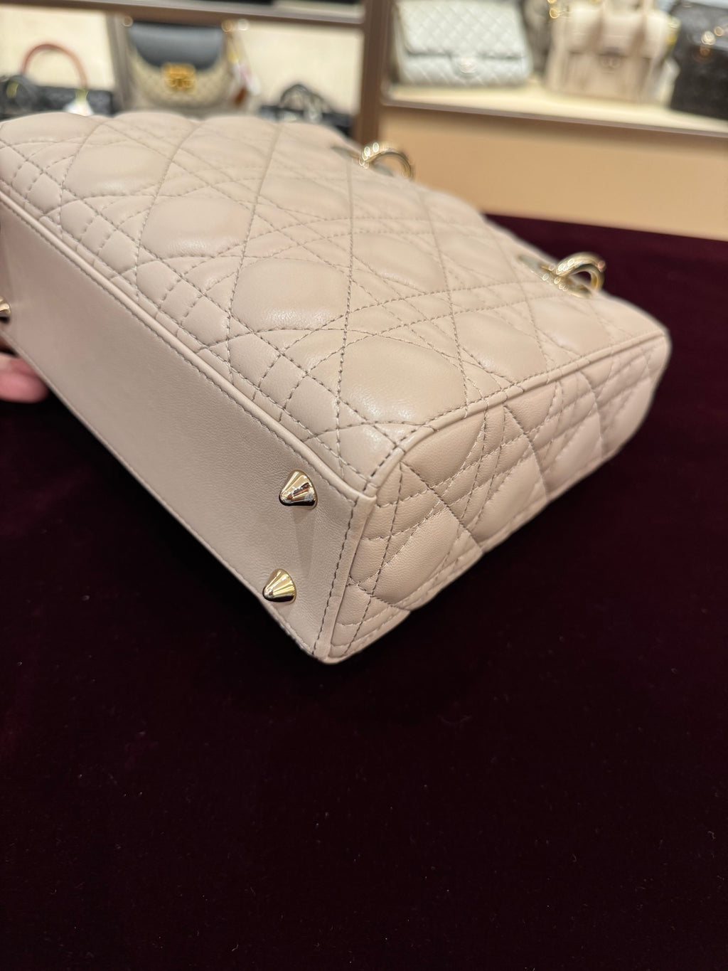 Lady Dior Small Trench Beige Latte