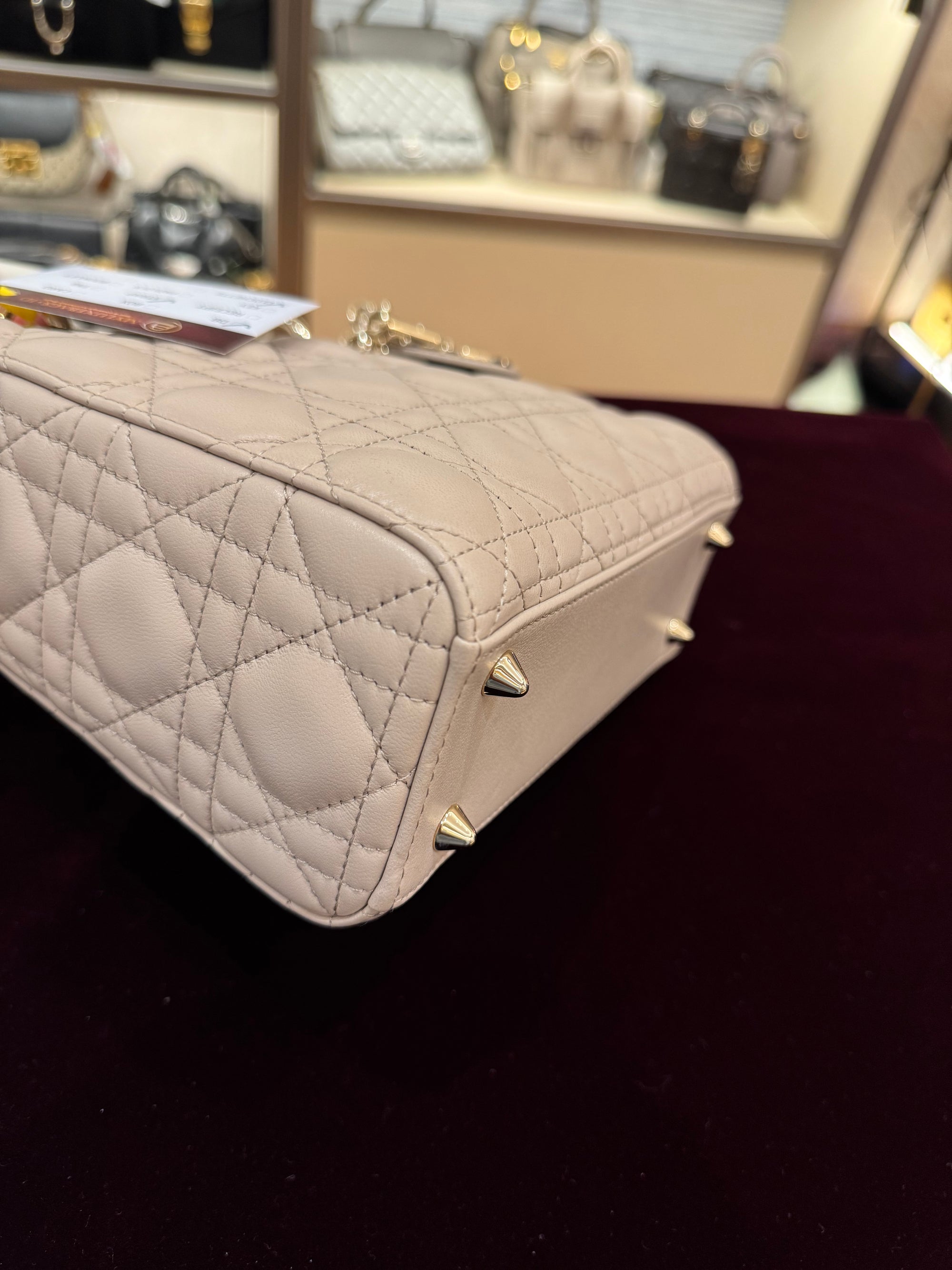 Lady Dior Small Trench Beige Latte