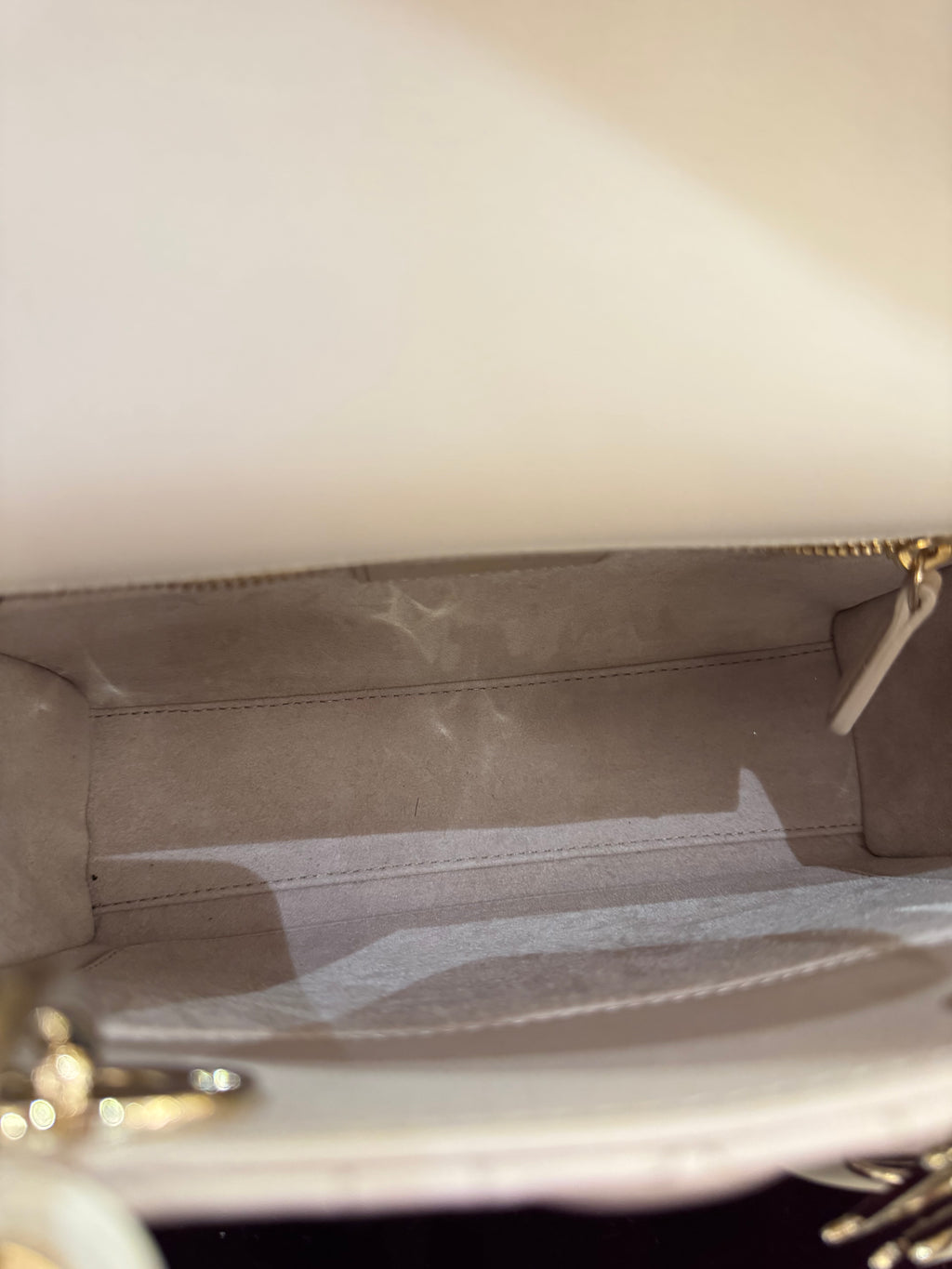 Lady Dior Small Trench Beige Latte