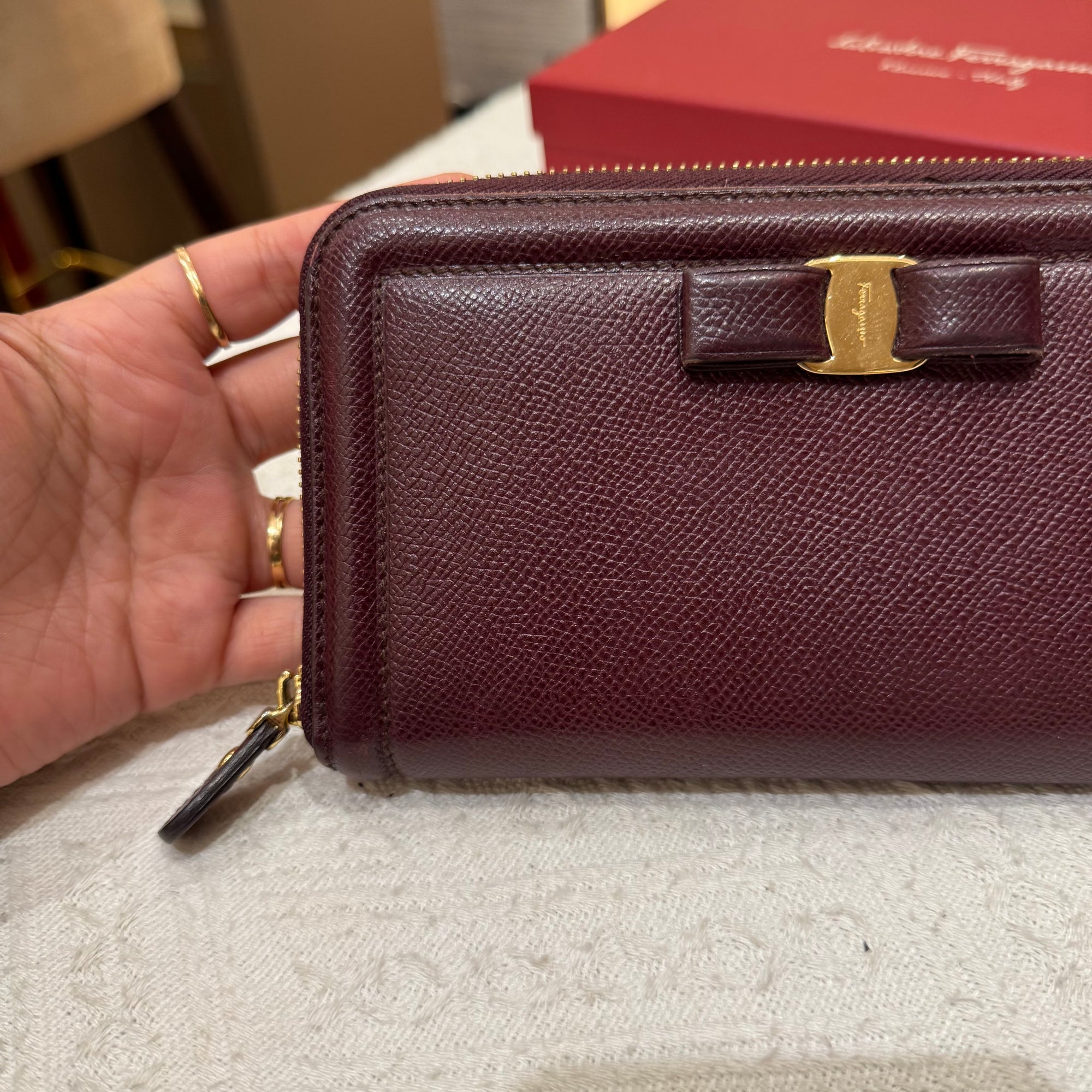 Salvatore Ferragamo Zippy Long Wallet