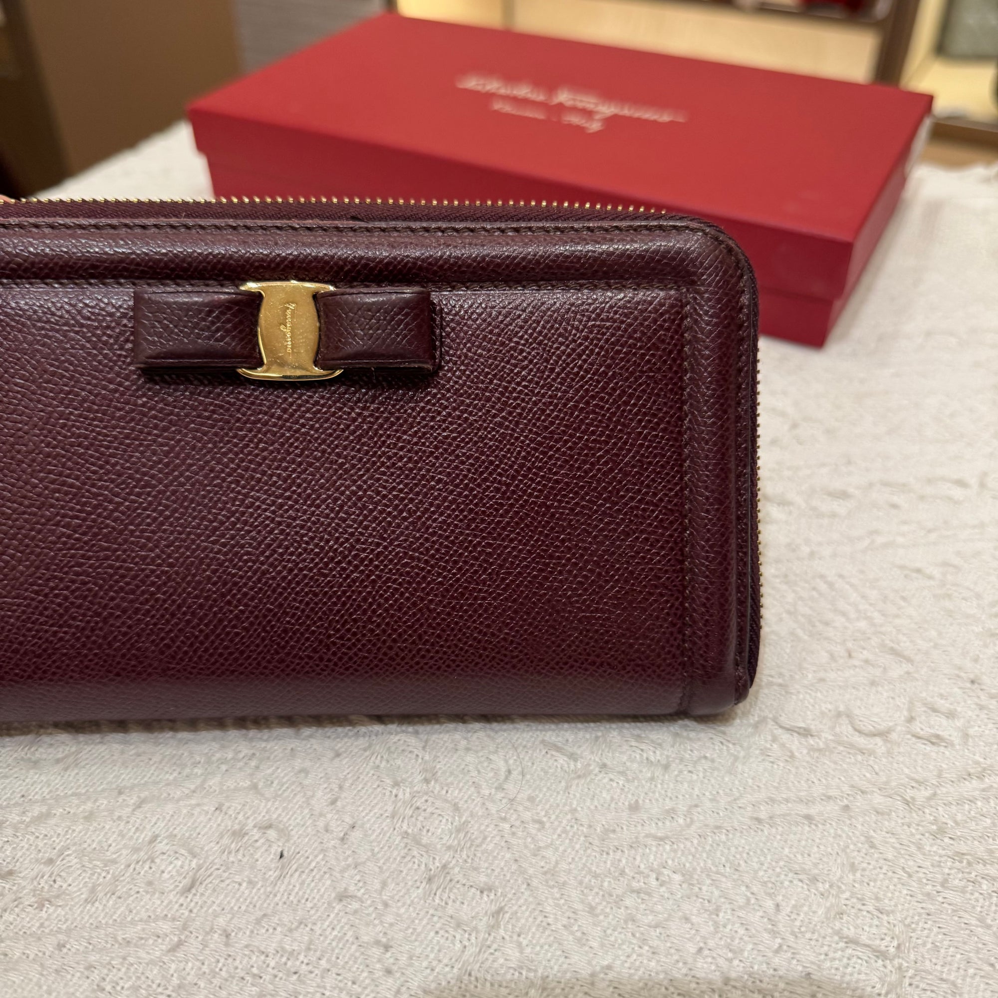 Salvatore Ferragamo Zippy Long Wallet