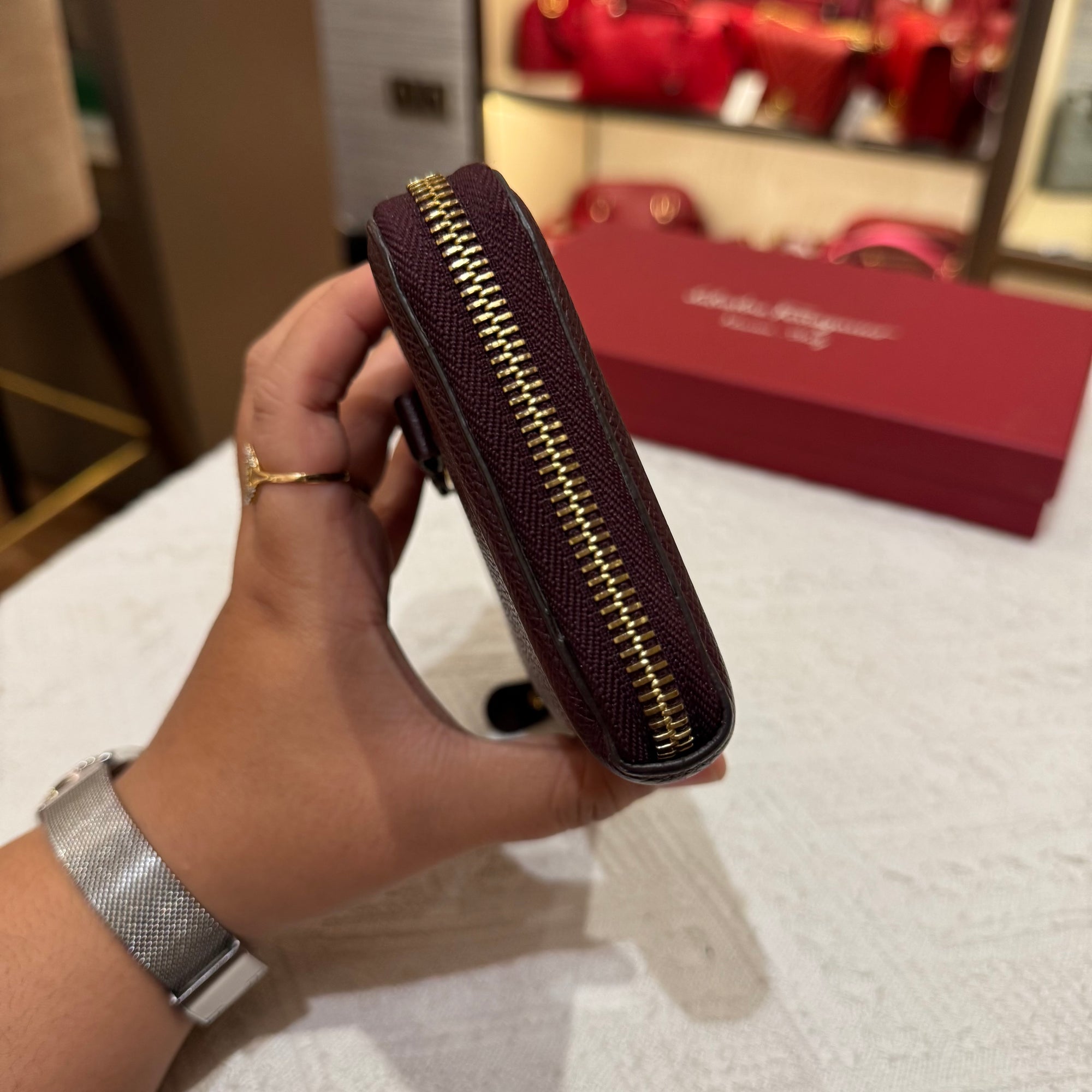 Salvatore Ferragamo Zippy Long Wallet