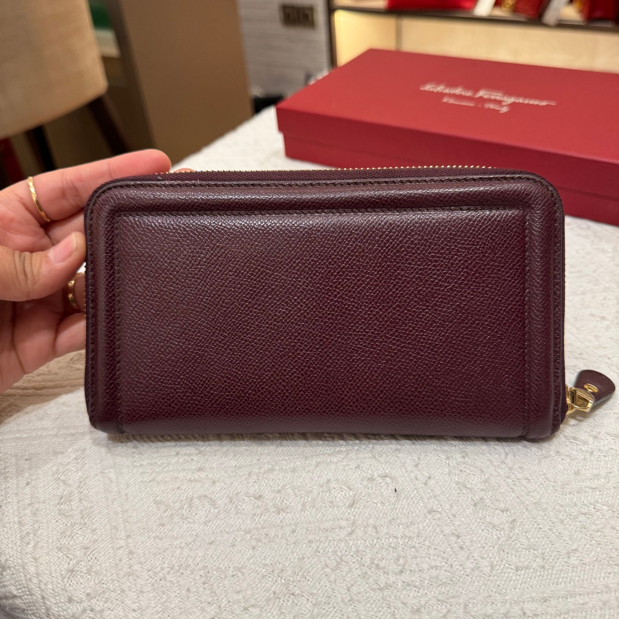 Salvatore Ferragamo Zippy Long Wallet