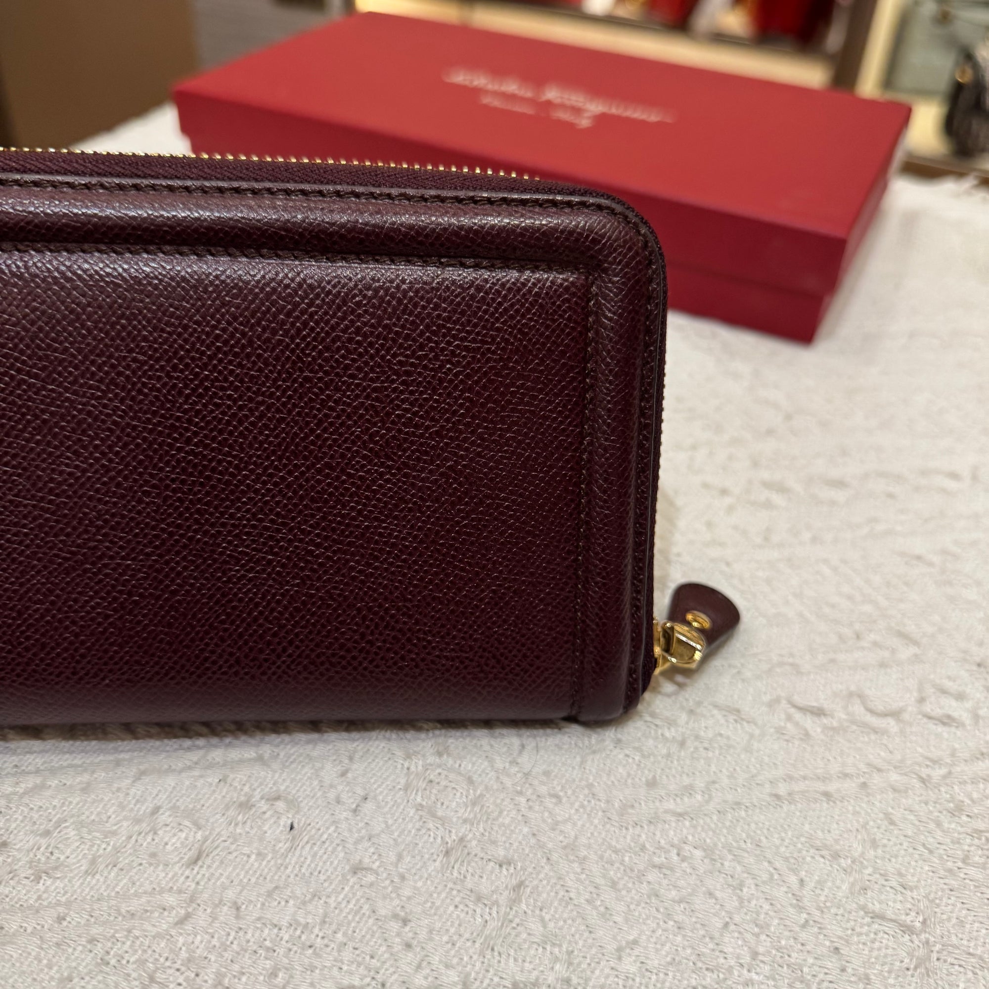 Salvatore Ferragamo Zippy Long Wallet