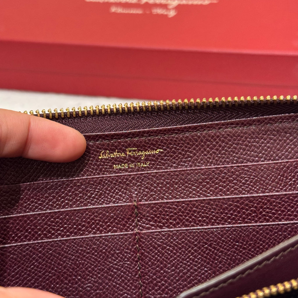 Salvatore Ferragamo Zippy Long Wallet