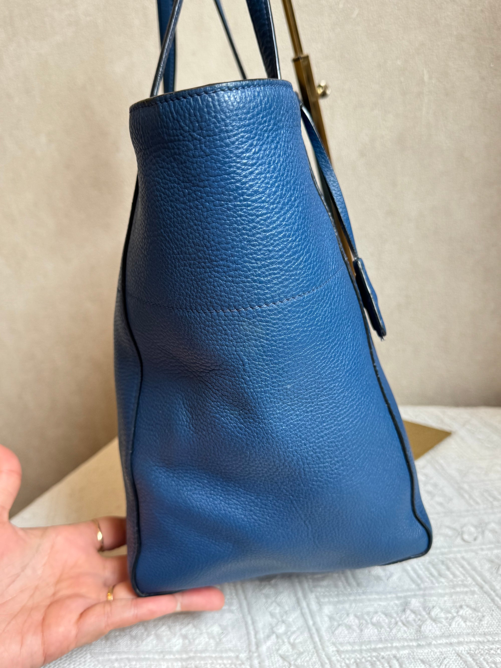 Prada Totebag Ziper Blue