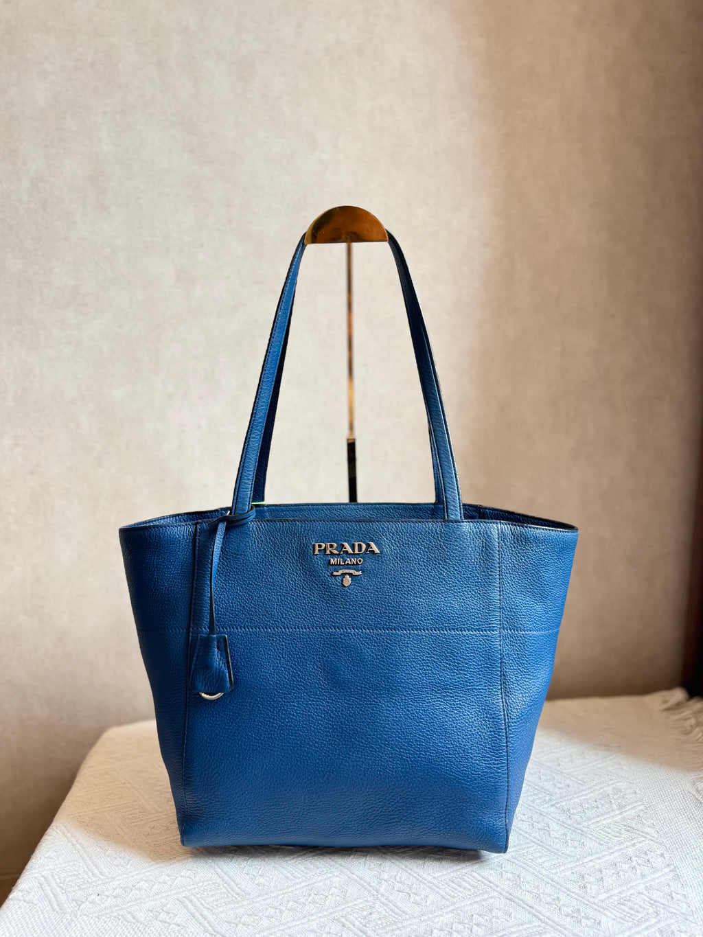 Prada Totebag Ziper Blue