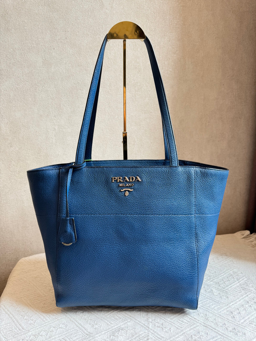 Prada Totebag Ziper Blue