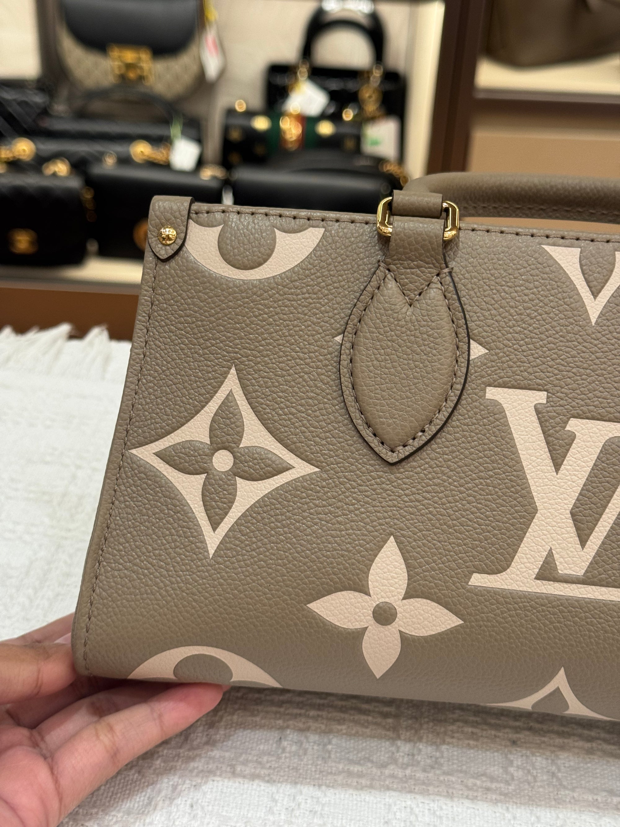 Louis Vuitton On The Go East West Bicolor Monogram Empriante