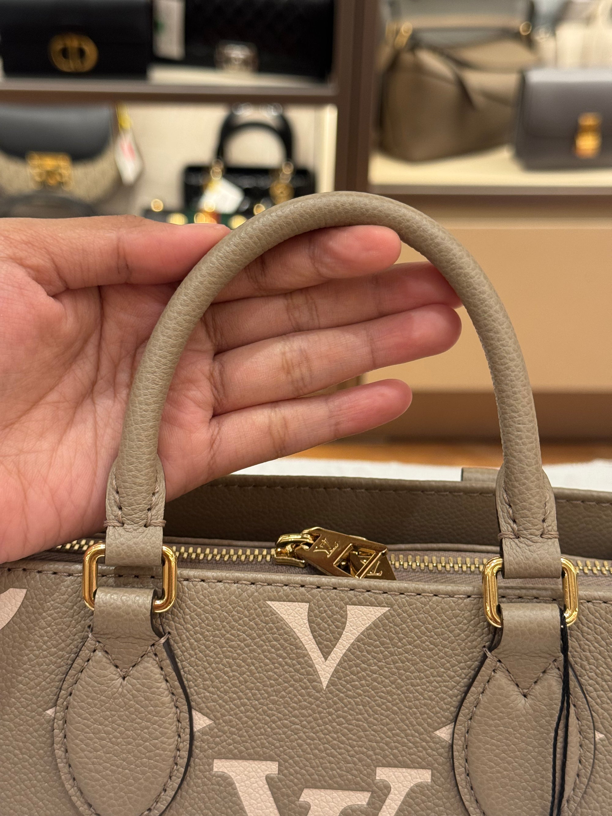 Louis Vuitton On The Go East West Bicolor Monogram Empriante