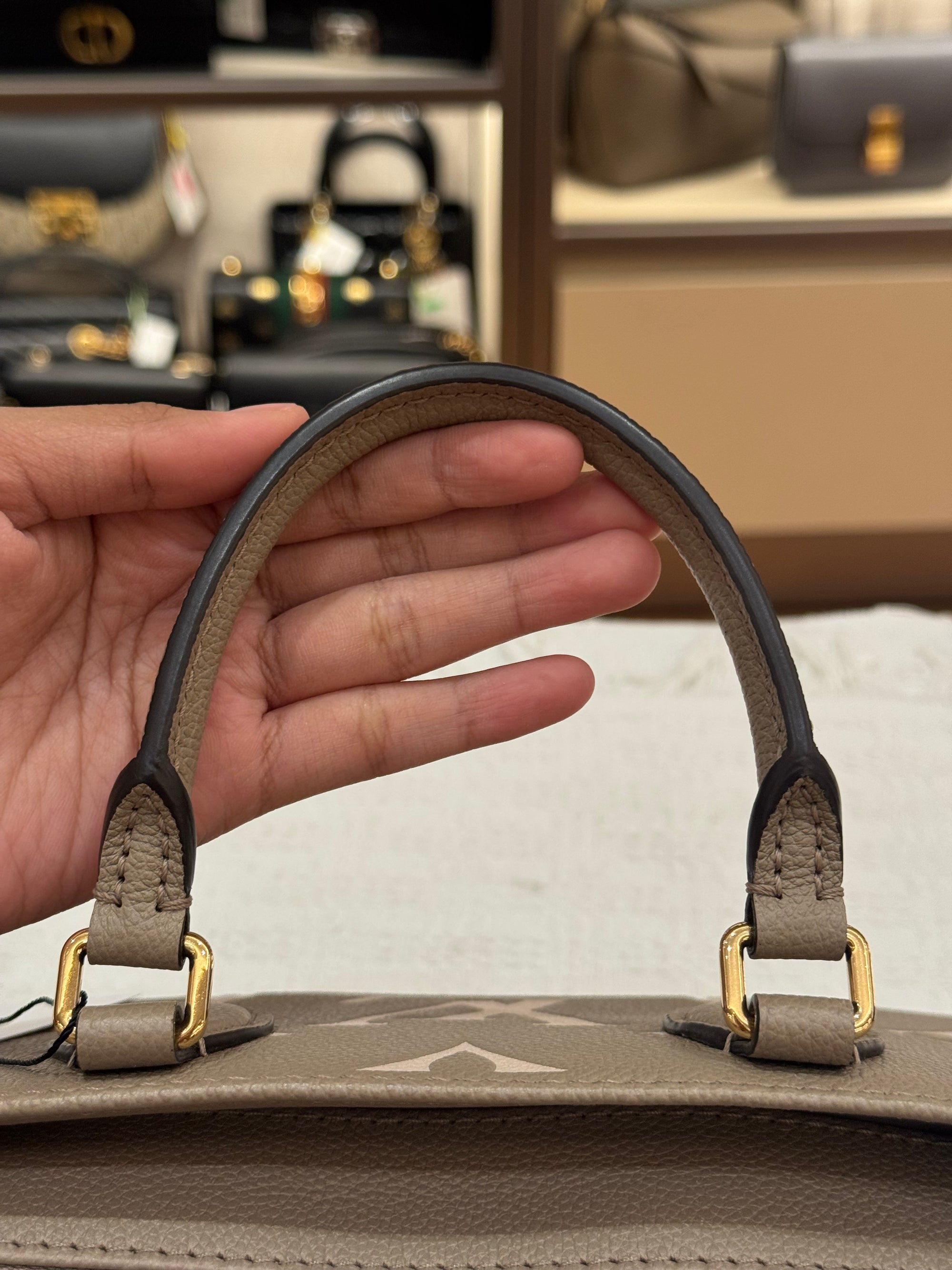 Louis Vuitton On The Go East West Bicolor Monogram Empriante
