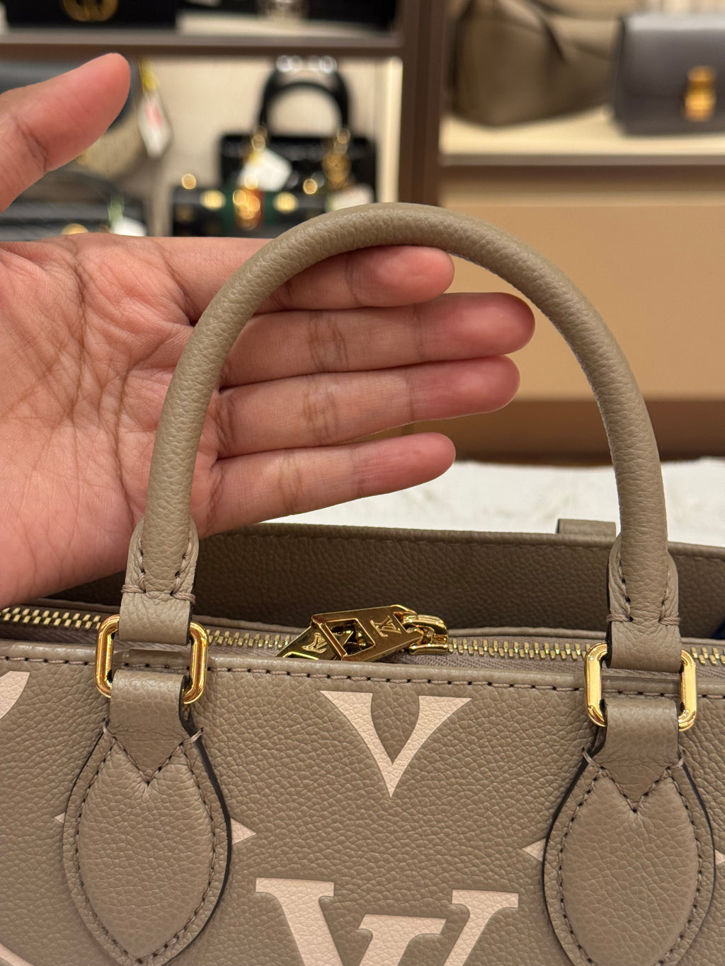 Louis Vuitton On The Go East West Bicolor Monogram Empriante