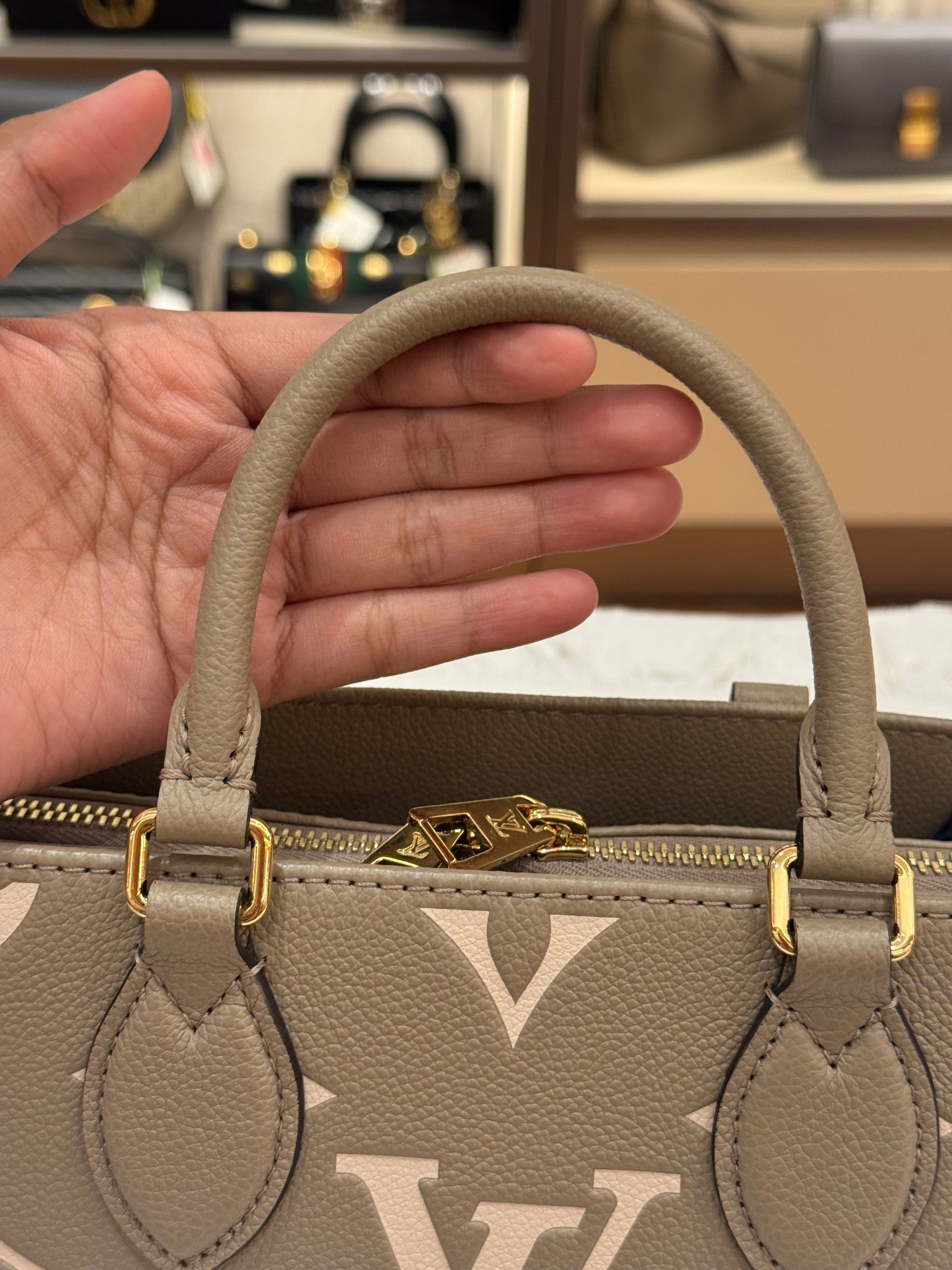 Louis Vuitton On The Go East West Bicolor Monogram Empriante