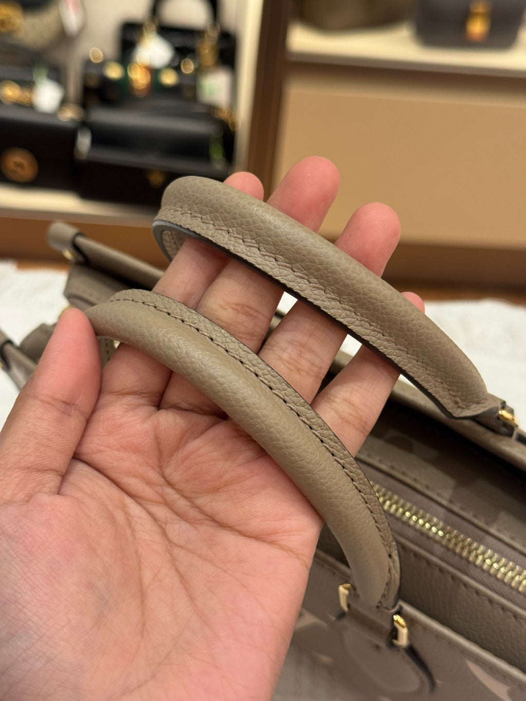 Louis Vuitton On The Go East West Bicolor Monogram Empriante