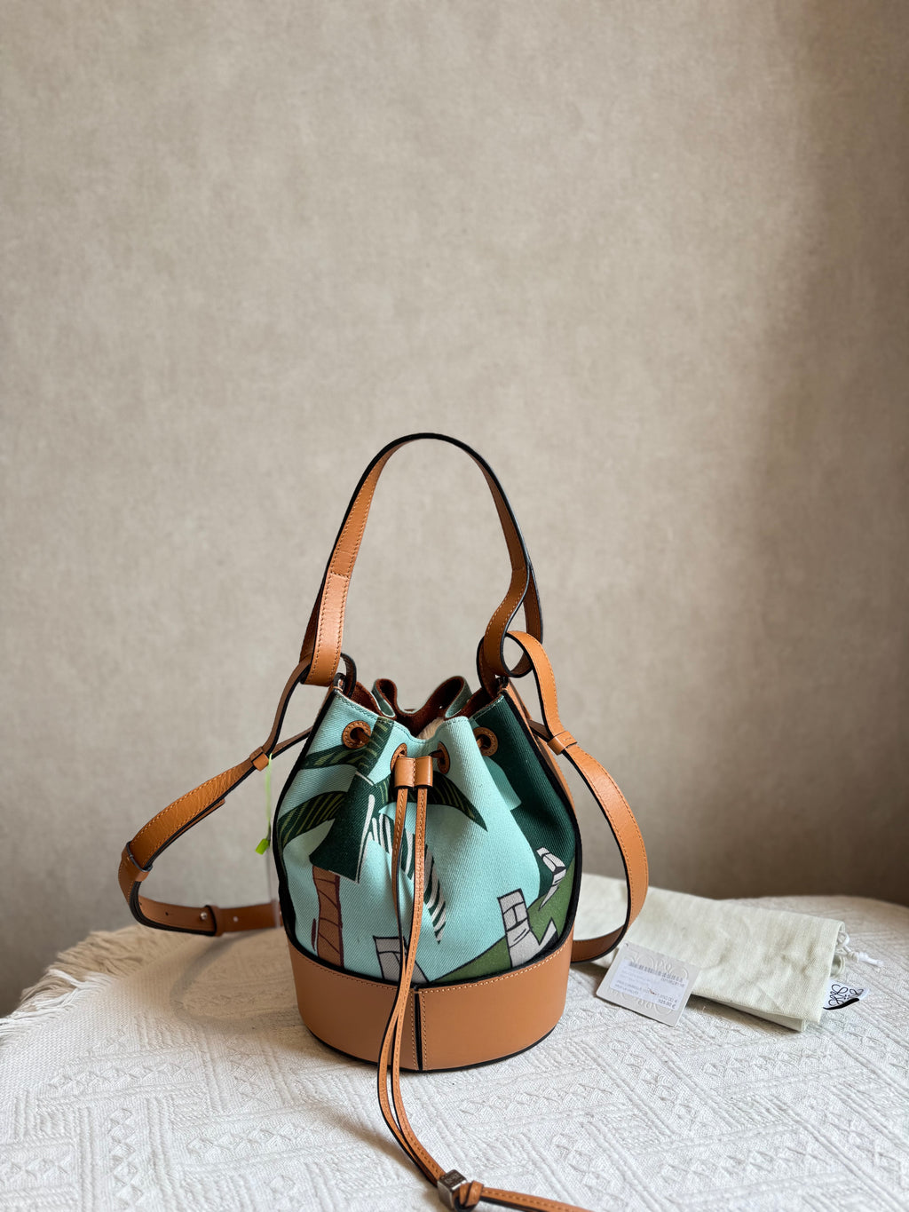 Loewe Baloon Bucket Canvas Multicolor