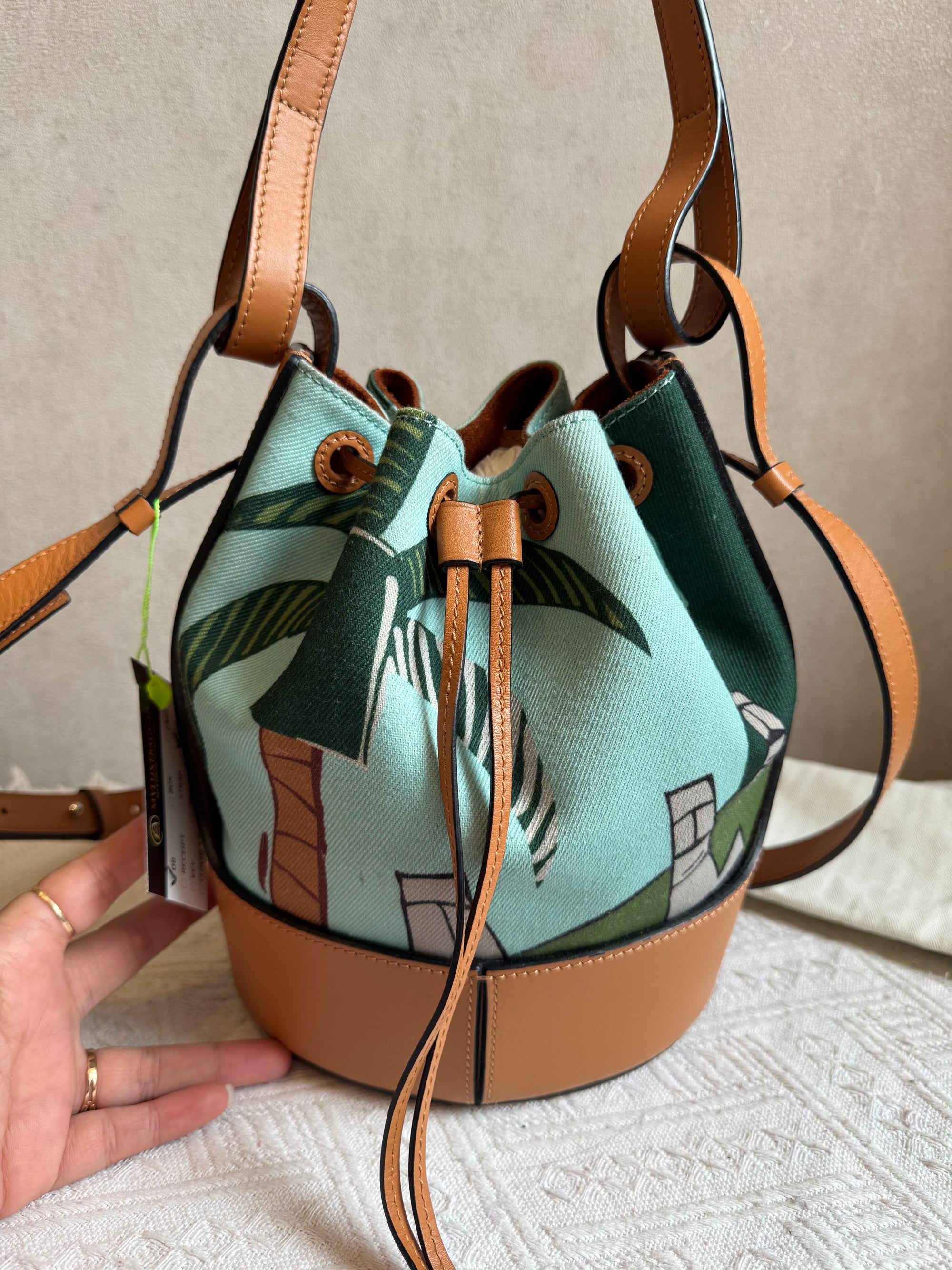 Loewe Baloon Bucket Canvas Multicolor