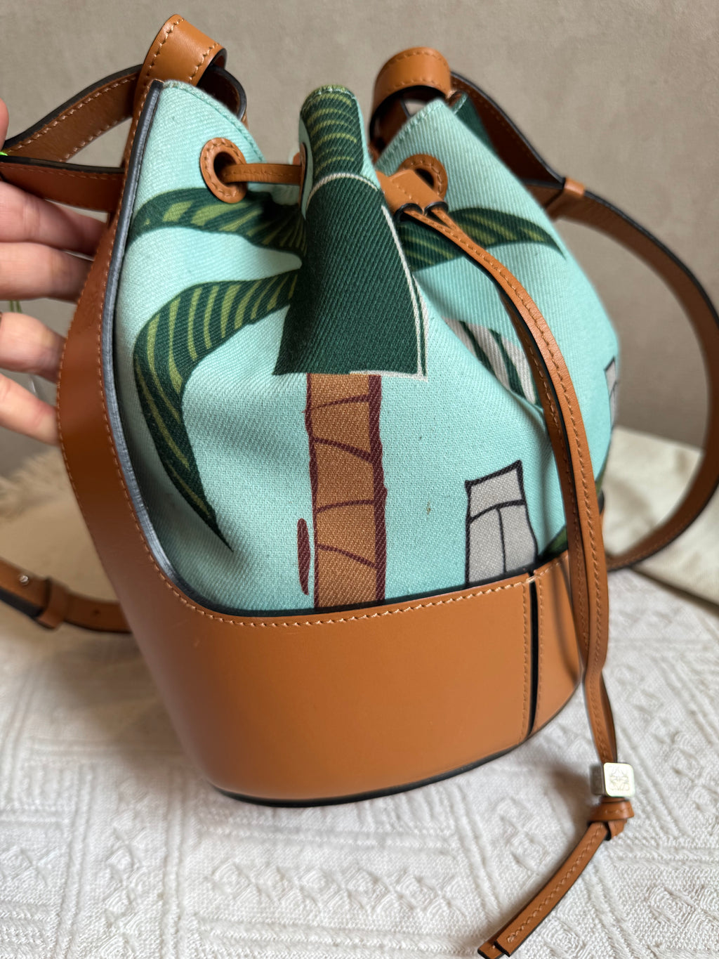 Loewe Baloon Bucket Canvas Multicolor