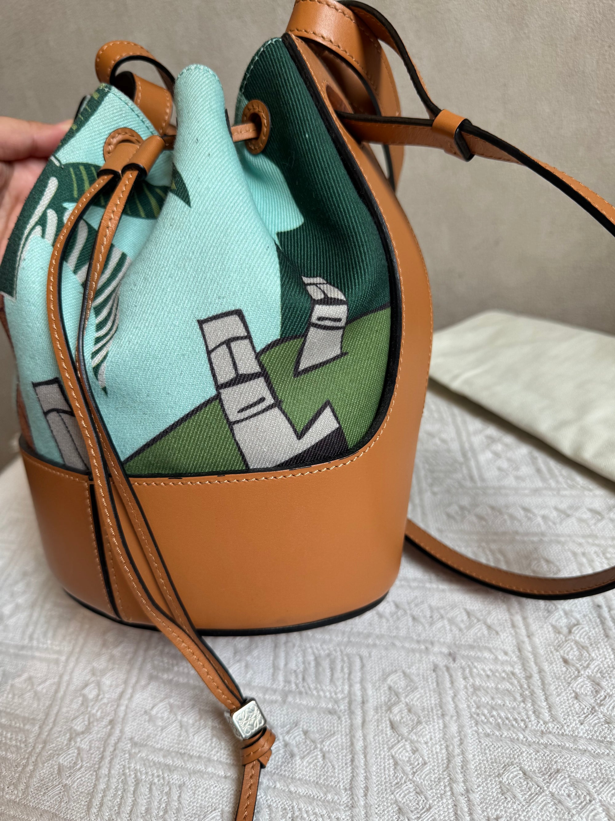 Loewe Baloon Bucket Canvas Multicolor