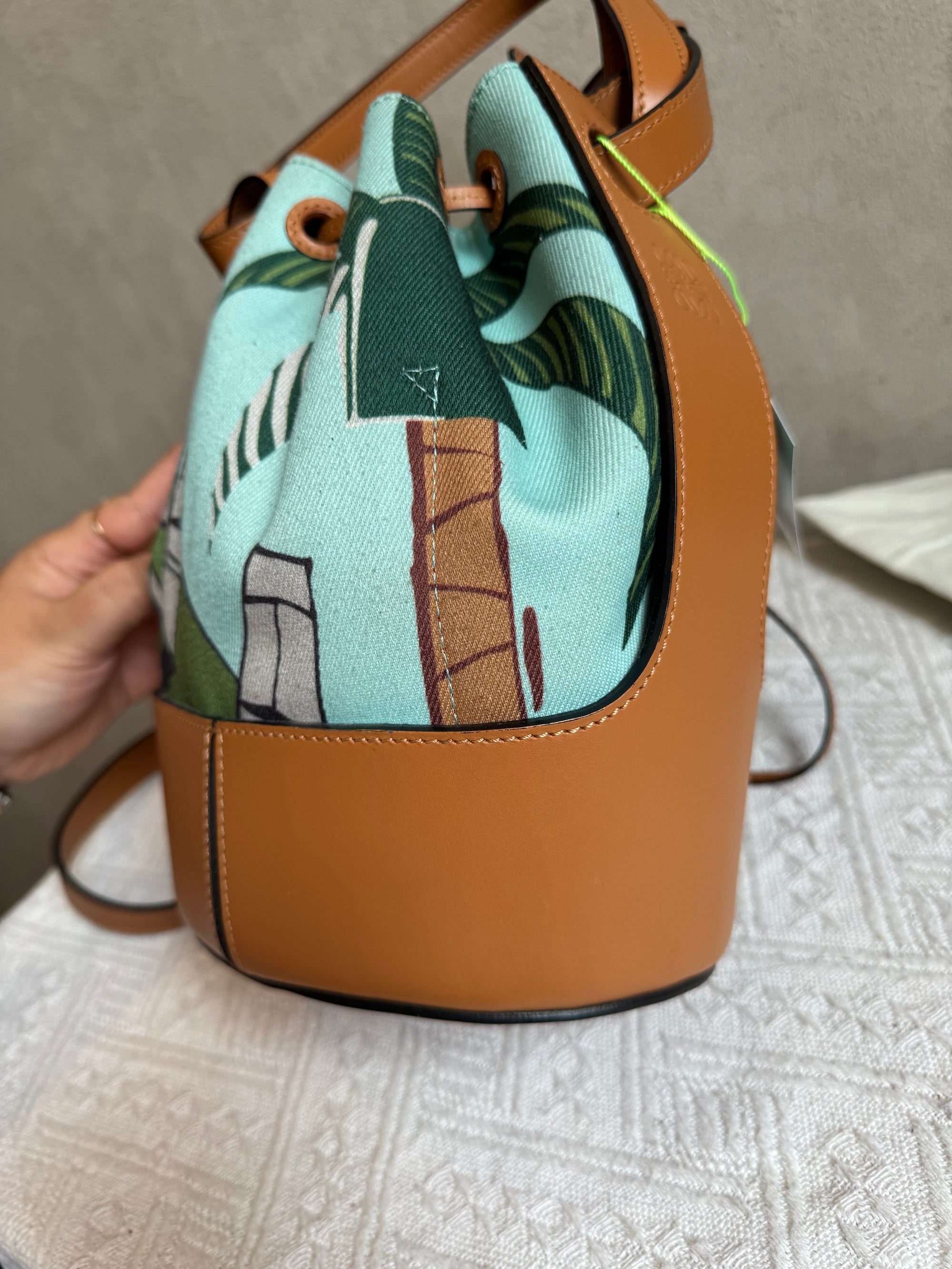 Loewe Baloon Bucket Canvas Multicolor