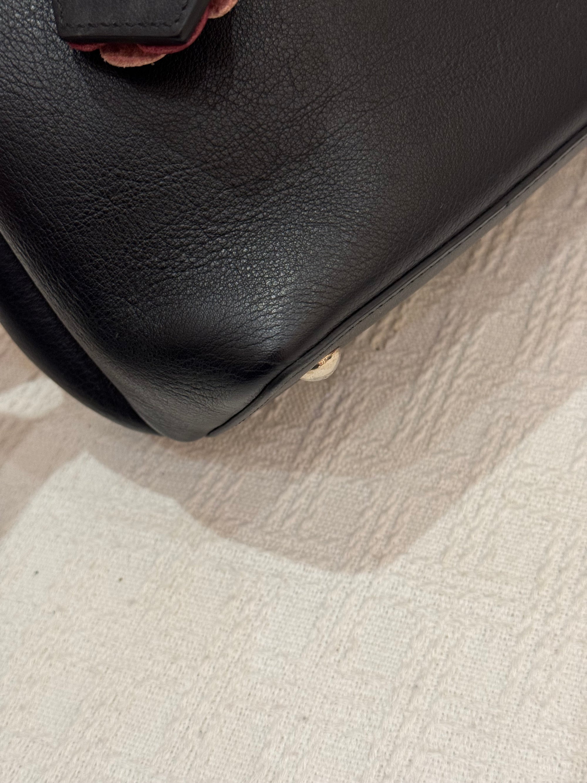 Fendi 2 Jours Black Python Handle