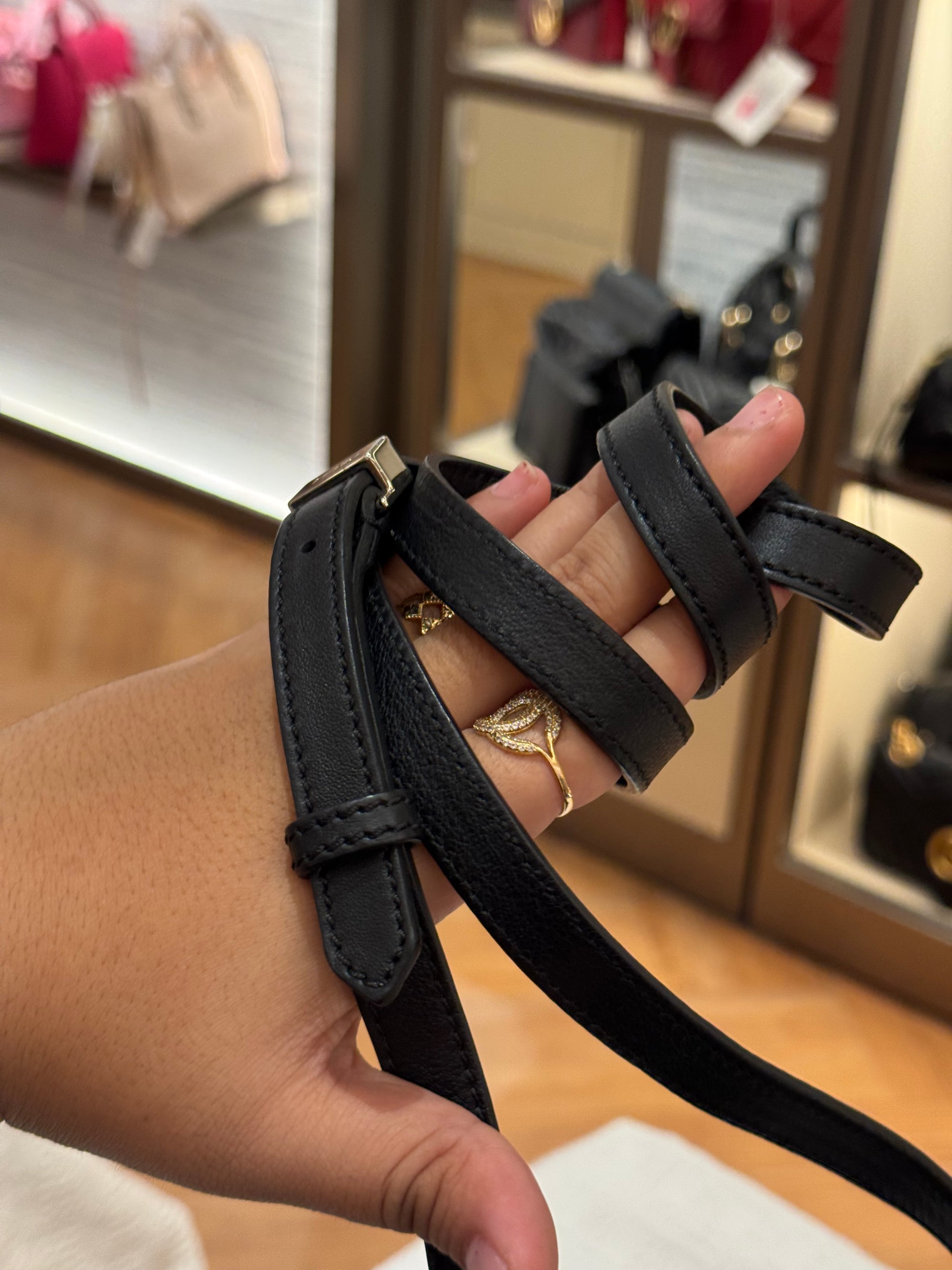 Fendi 2 Jours Black Python Handle