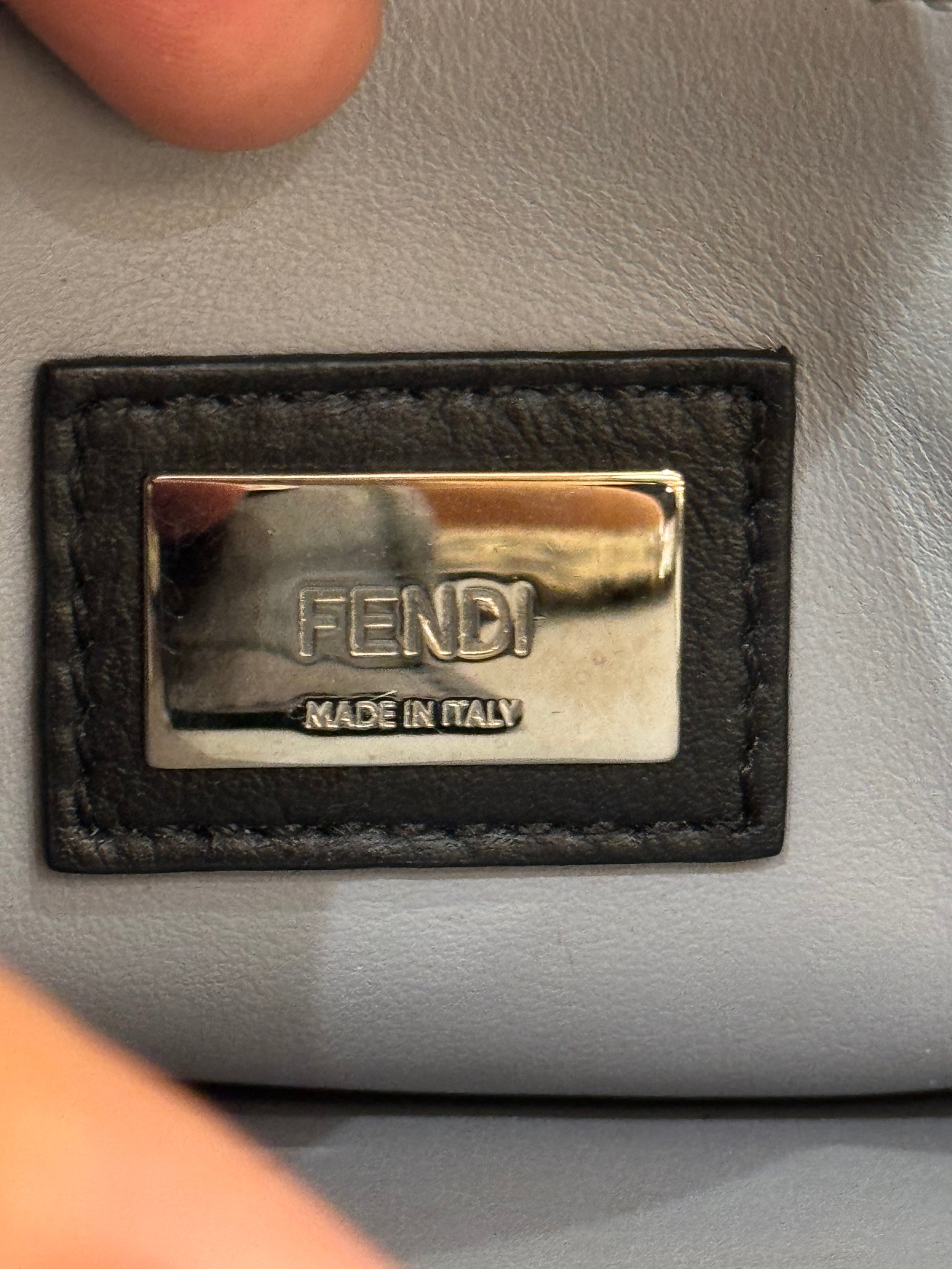 Fendi 2 Jours Black Python Handle