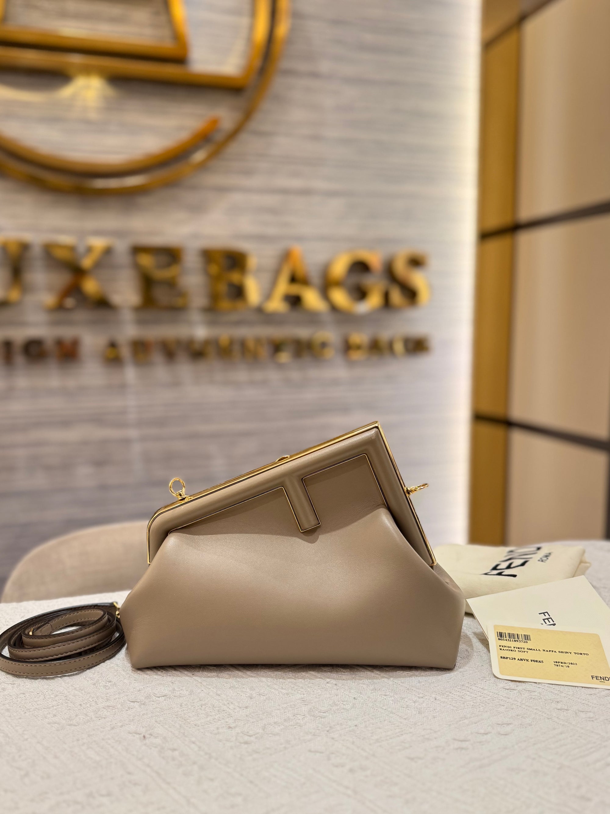 Fendi F First Small Tortora