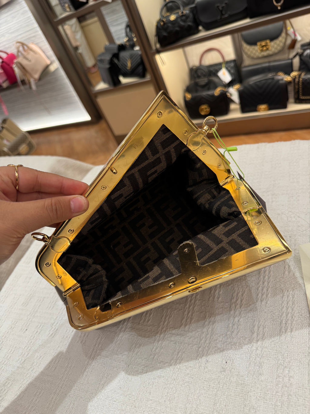 Fendi F First Small Tortora