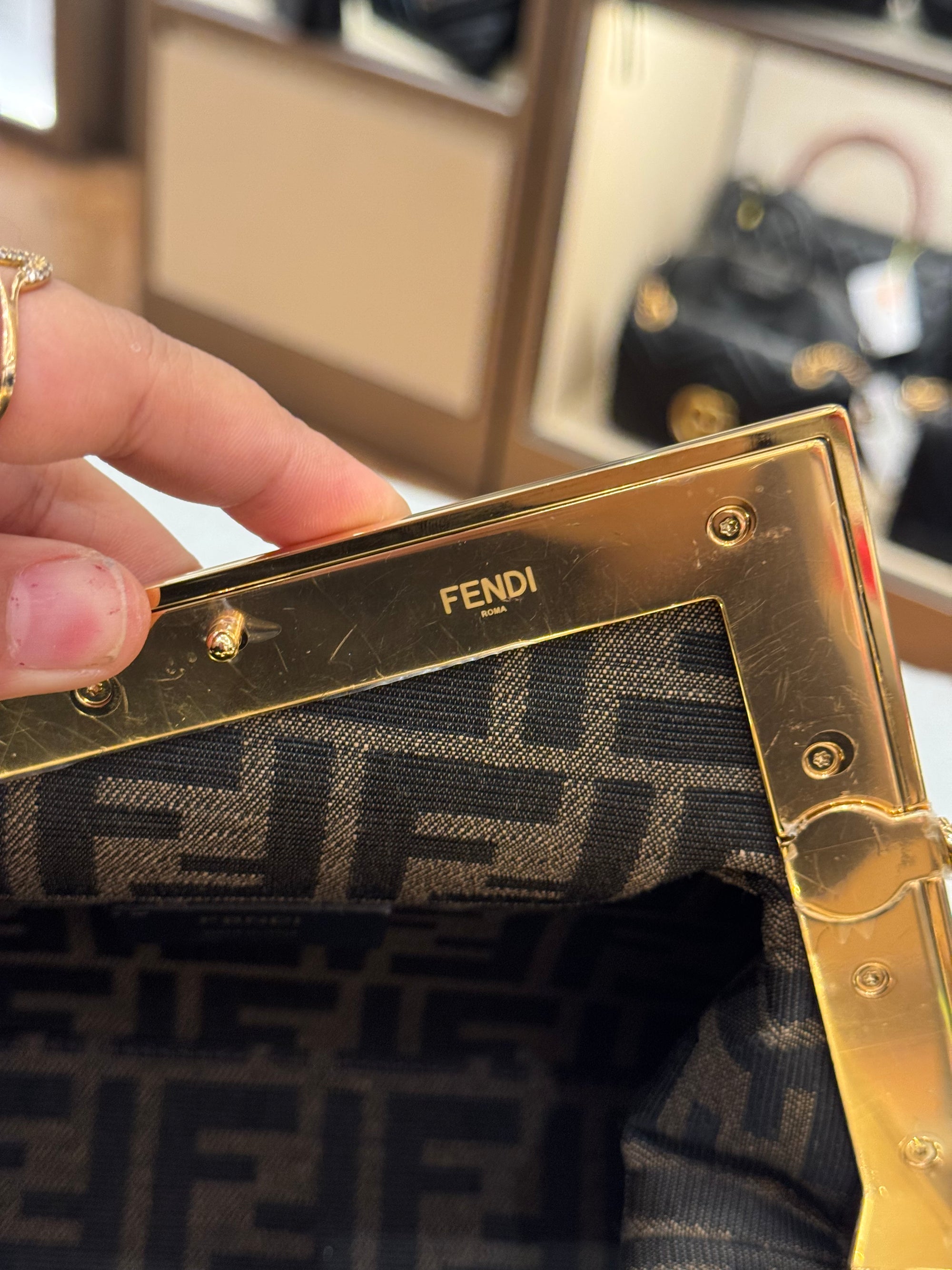 Fendi F First Small Tortora