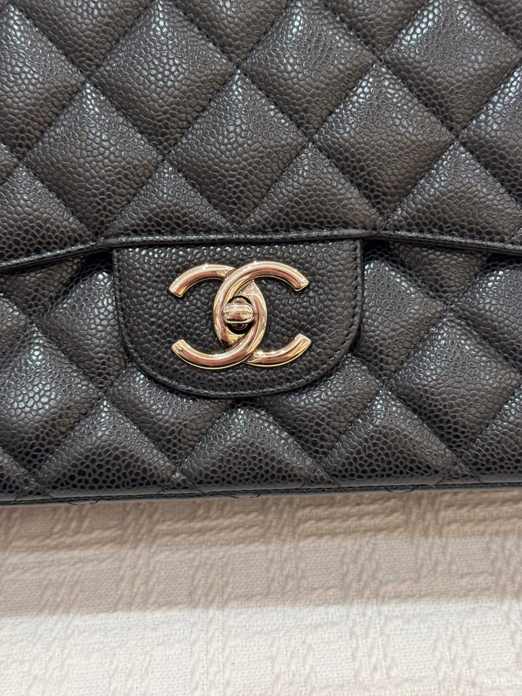 Chanel Maxi Classic Double Flap Black Caviar