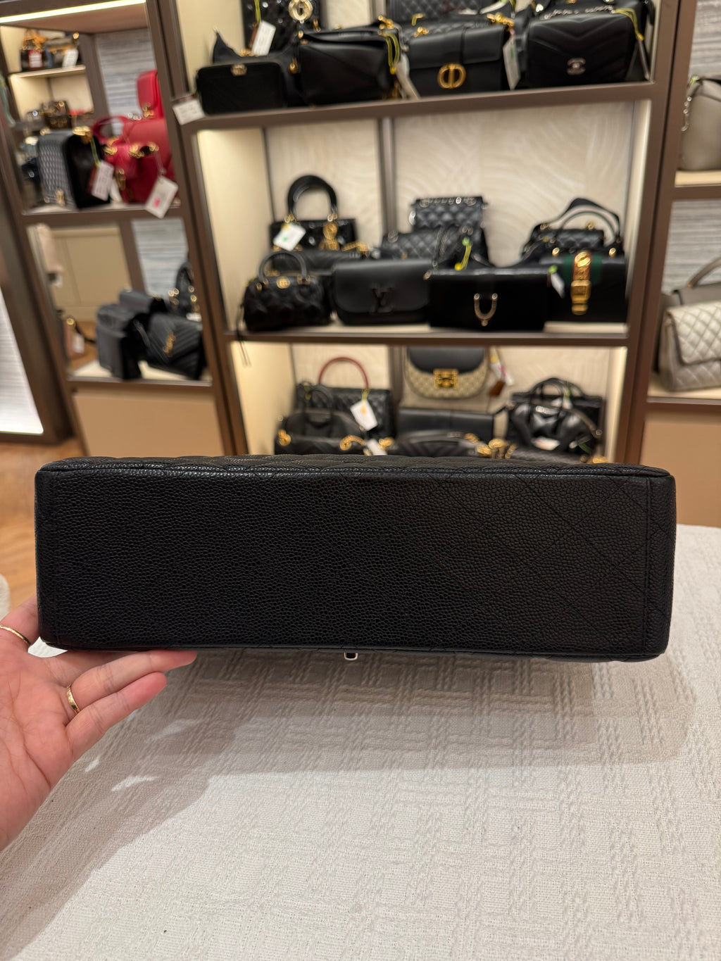 Chanel Maxi Classic Double Flap Black Caviar