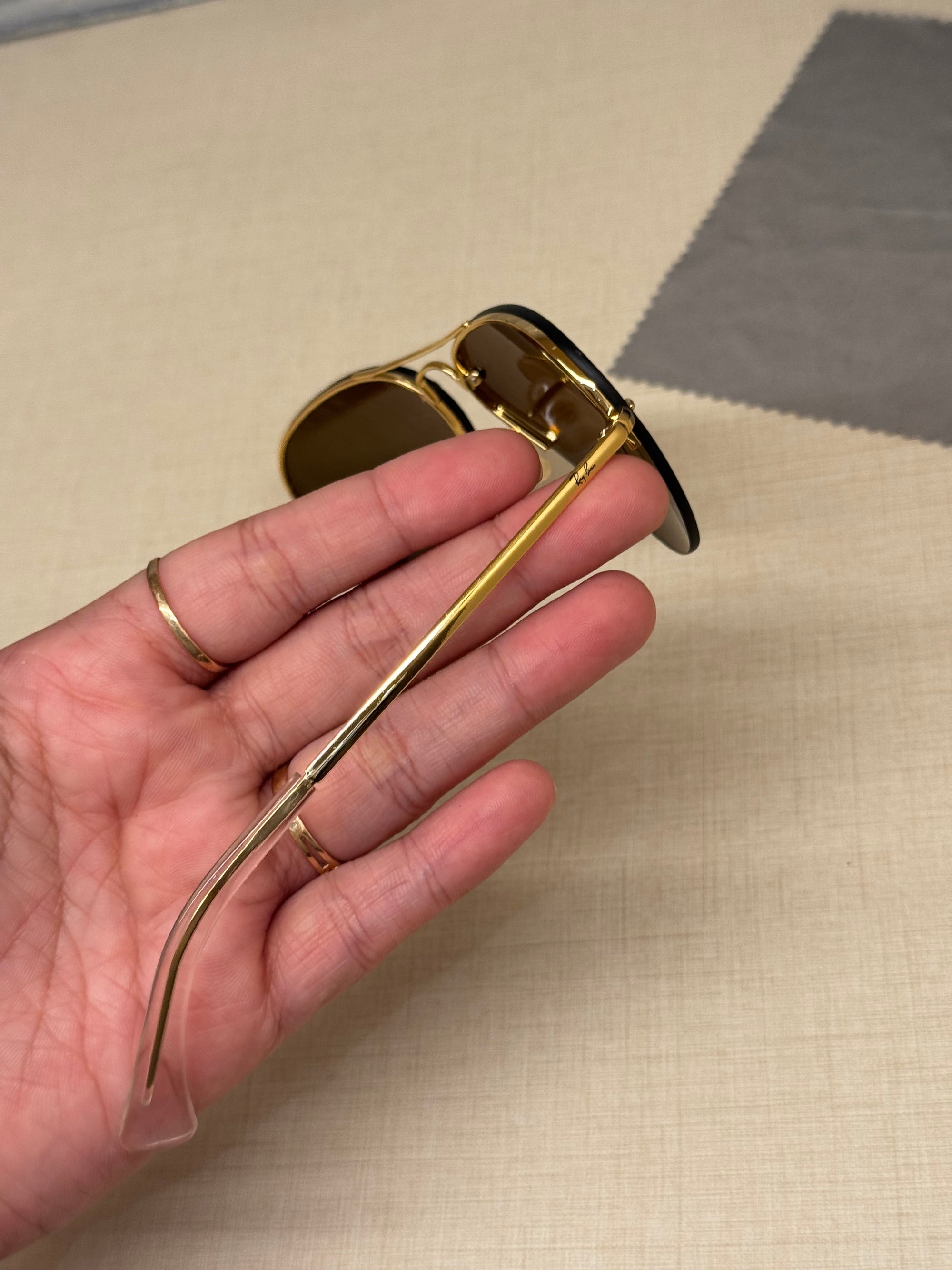 Rayban Sunglasses Aviator Gold