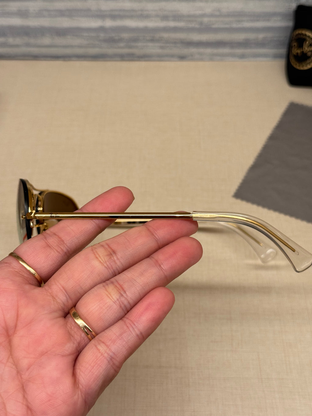 Rayban Sunglasses Aviator Gold