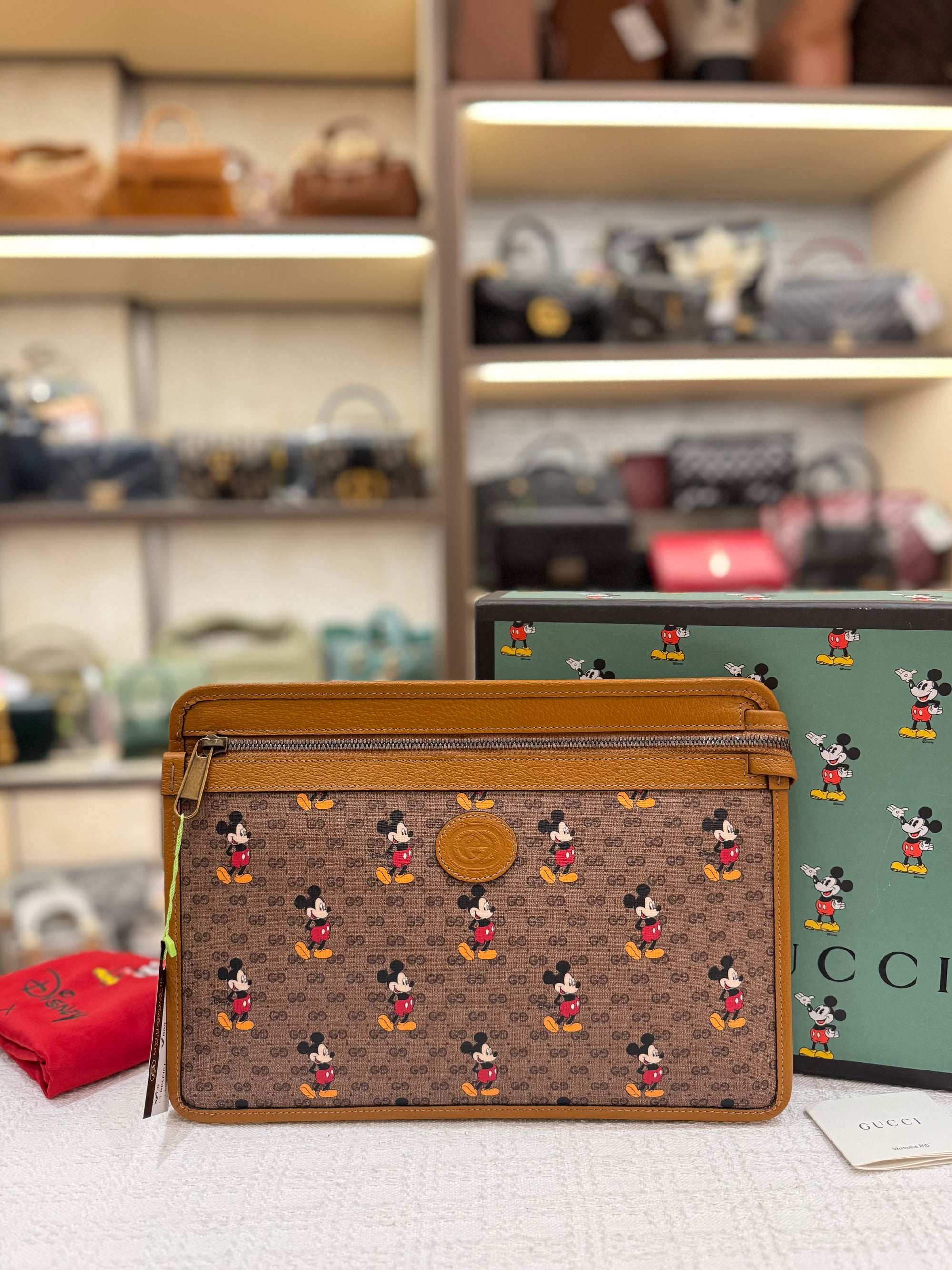 Gucci X Disney Clutch Mickey