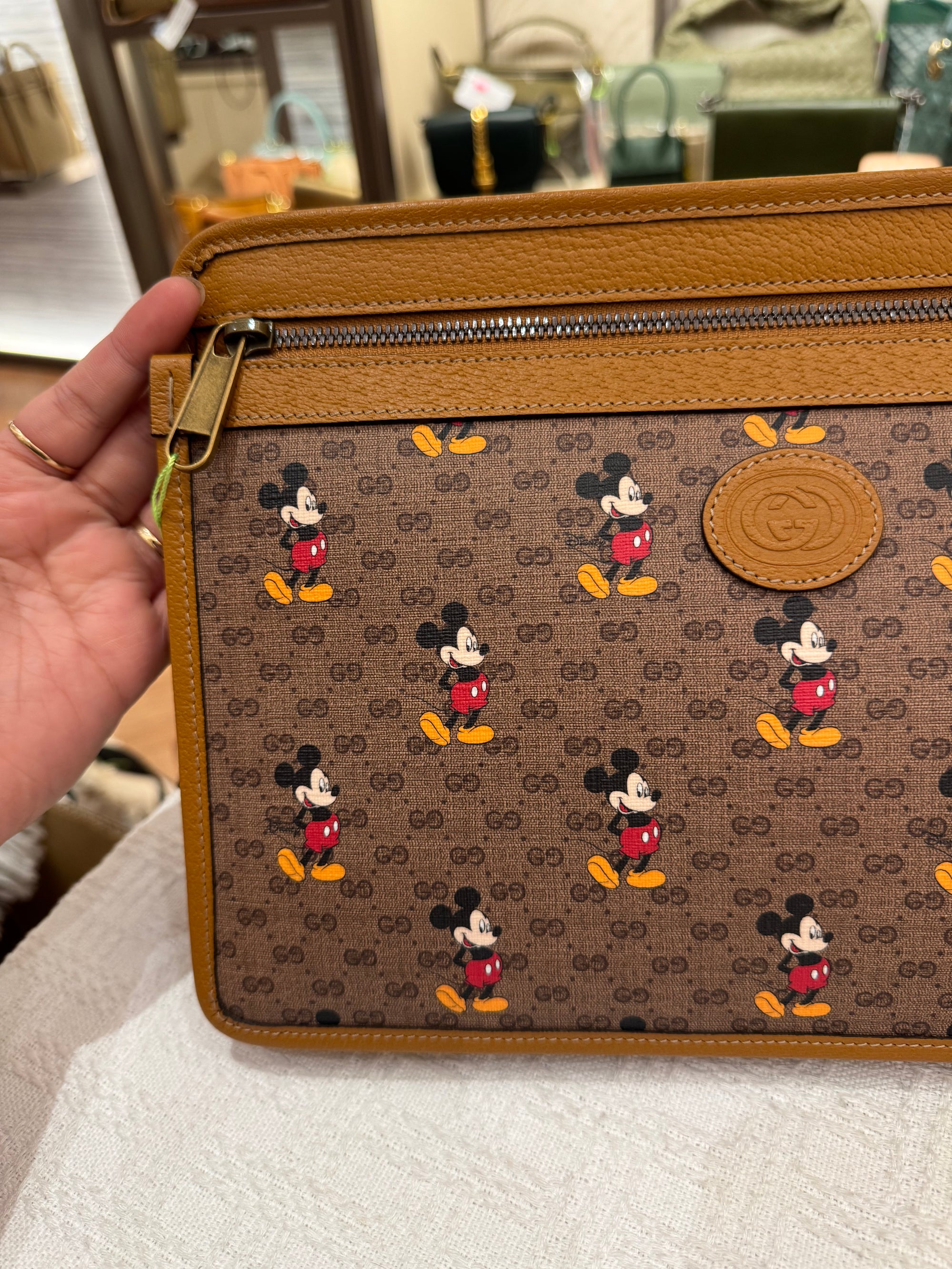 Gucci X Disney Clutch Mickey