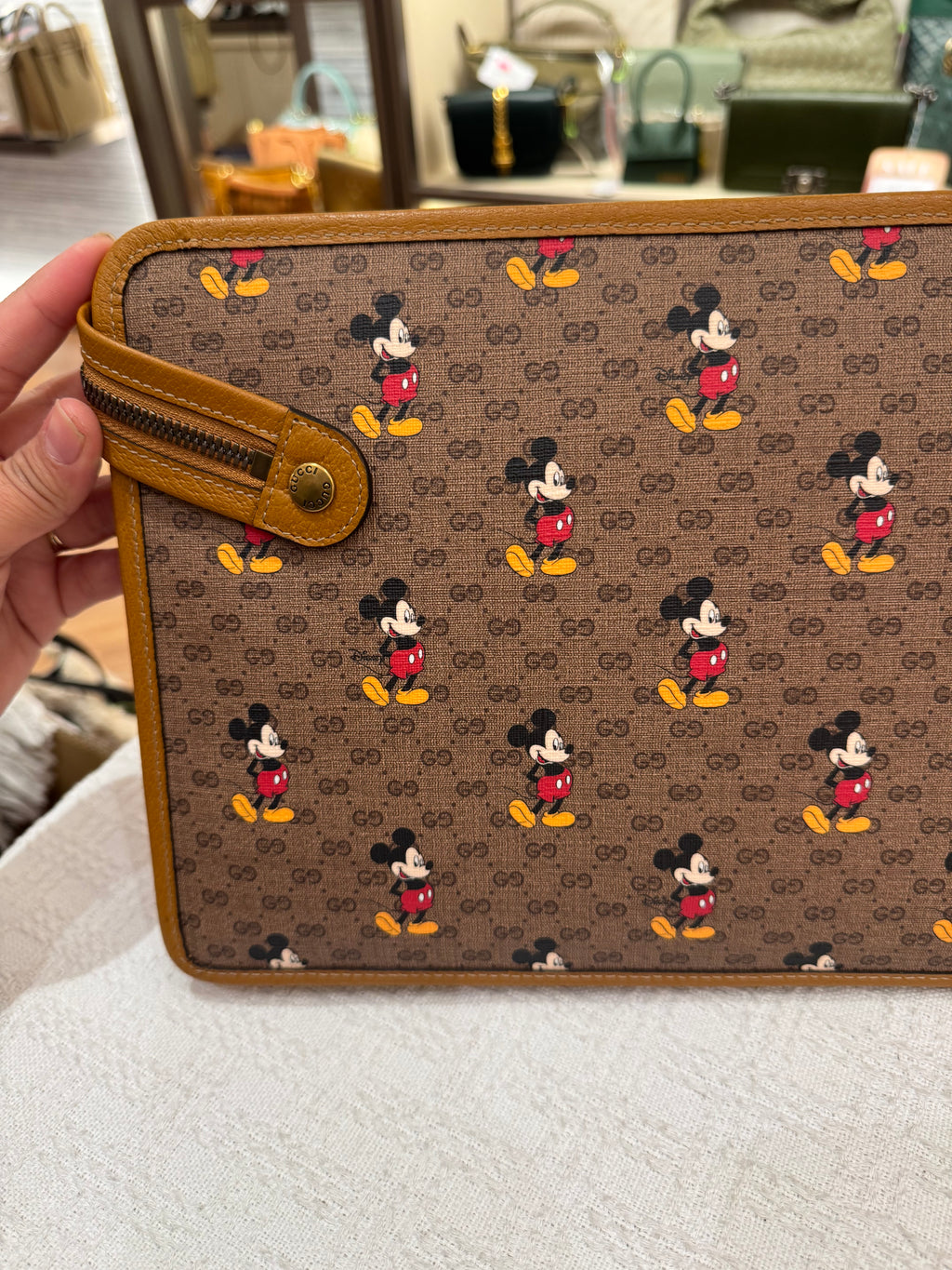Gucci X Disney Clutch Mickey