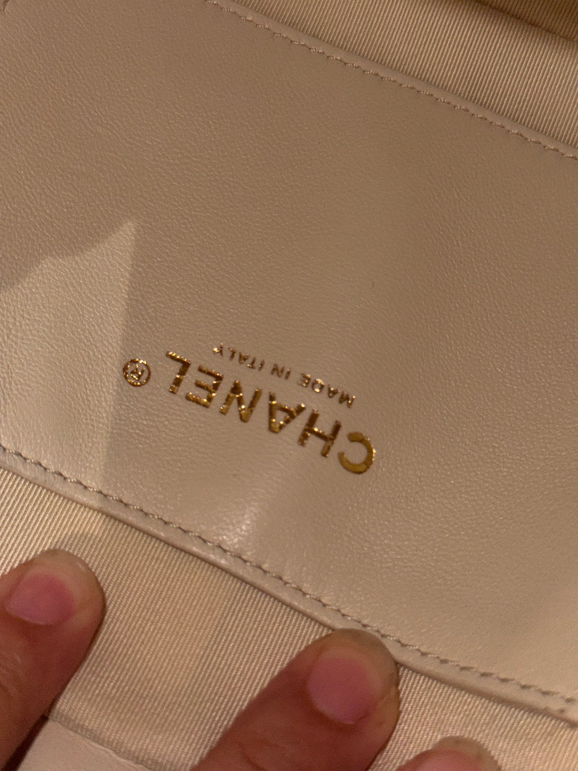 Chanel Drawstring Bucket Stitched