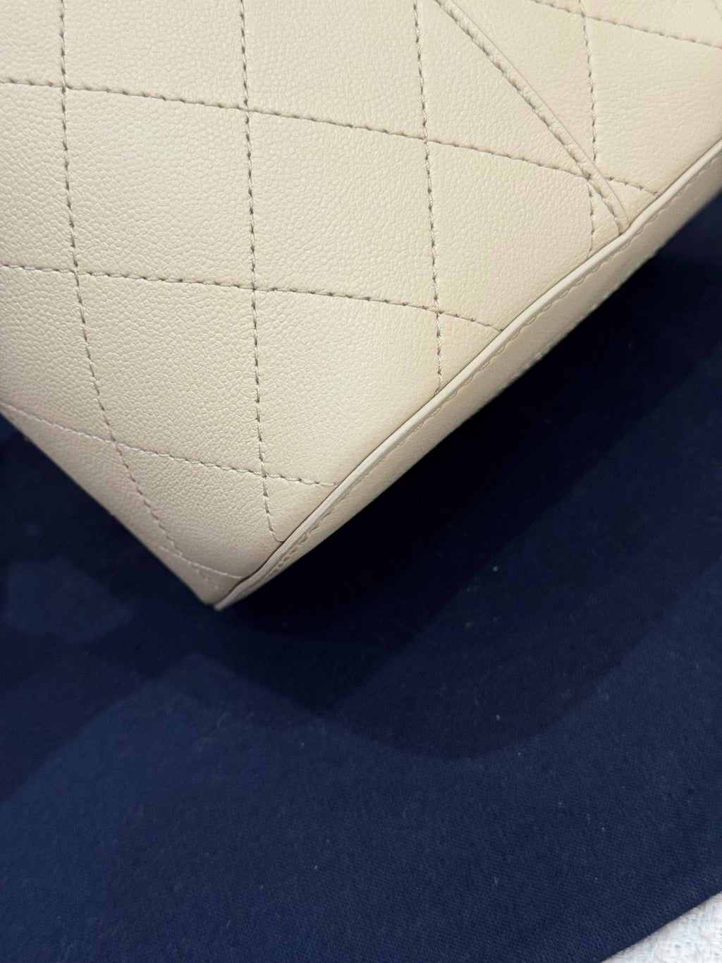 Chanel Drawstring Bucket Stitched