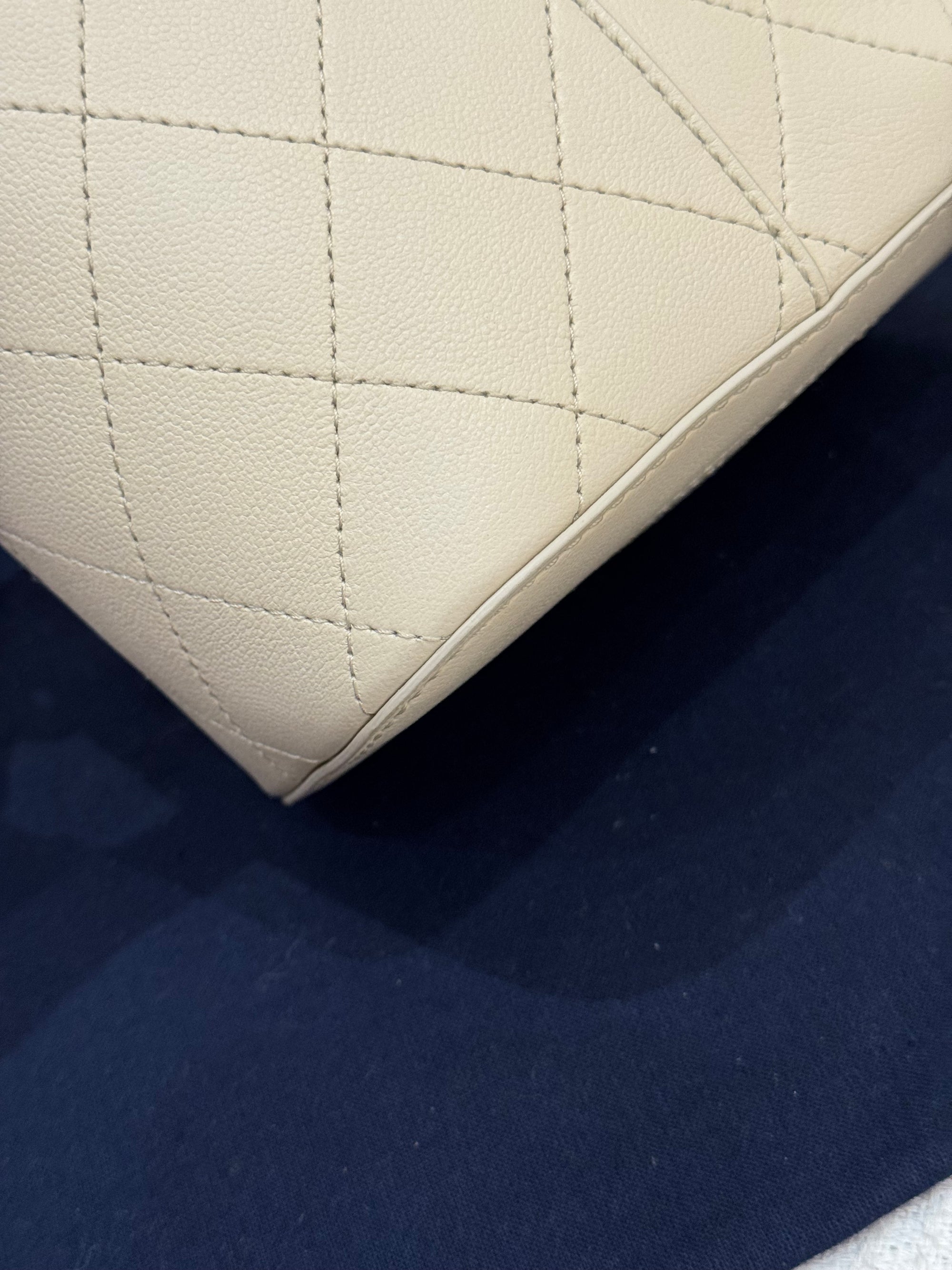 Chanel Drawstring Bucket Stitched