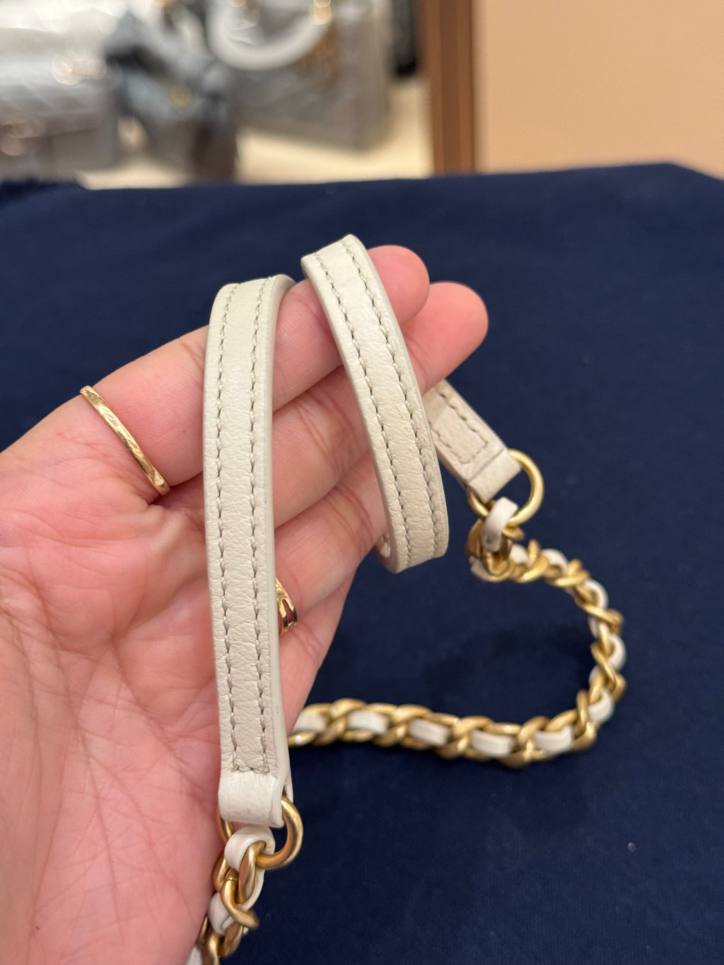 Chanel Drawstring Bucket Stitched