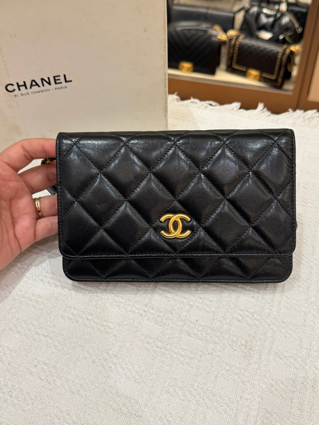 Chanel Woc Punk Essentials Black