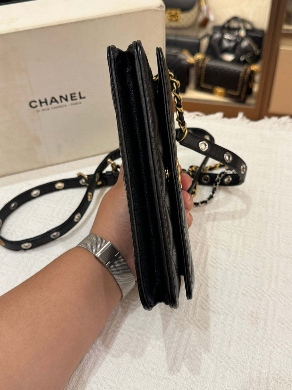Chanel Woc Punk Essentials Black